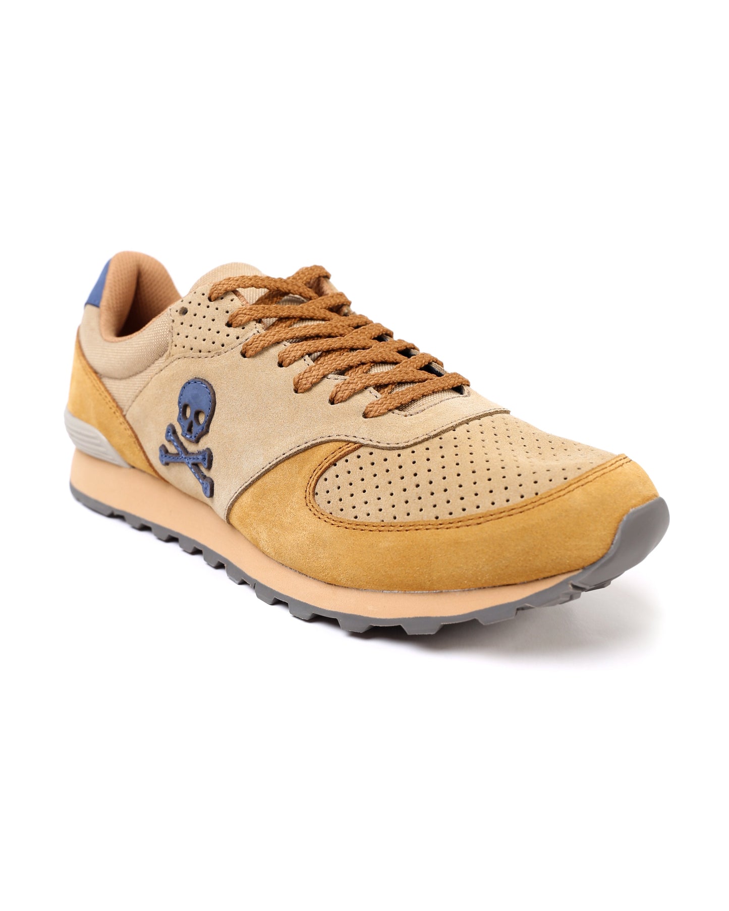 SNEAKERS COMBINADA CALAVERA BORDADA