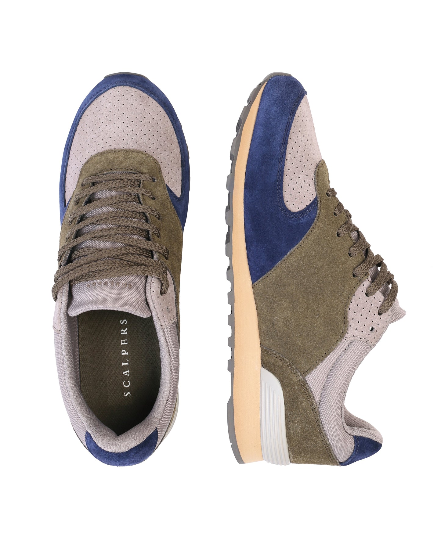 SNEAKERS COMBINADA CALAVERA BORDADA