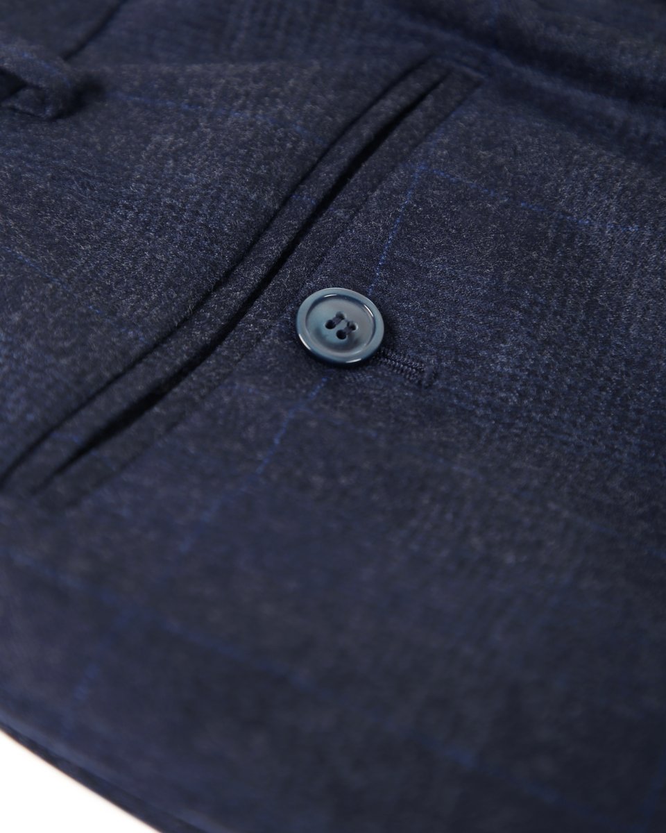 CITY SUIT NAVY SQUARES