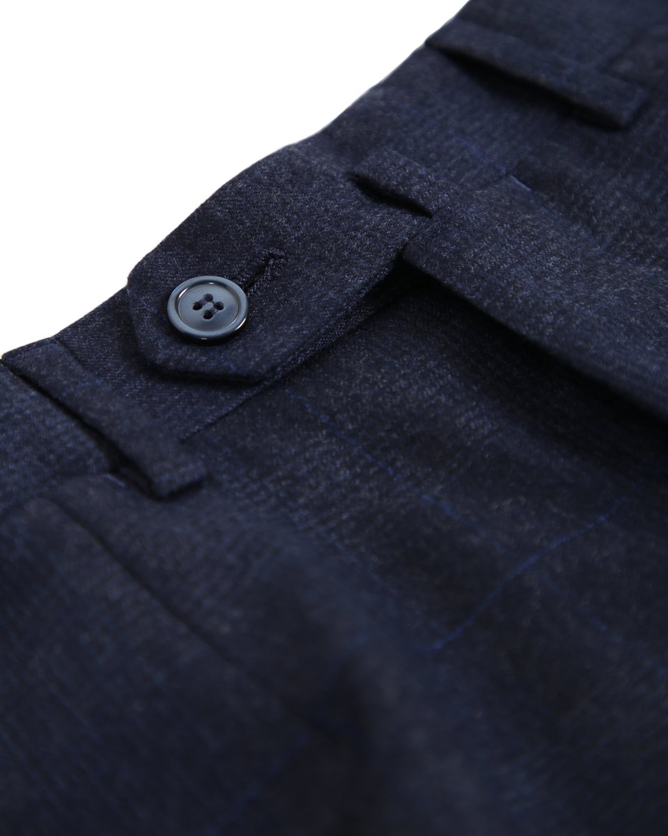 CITY SUIT NAVY SQUARES