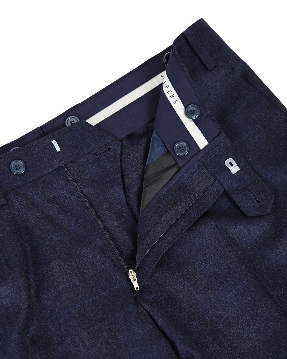 CITY SUIT NAVY SQUARES