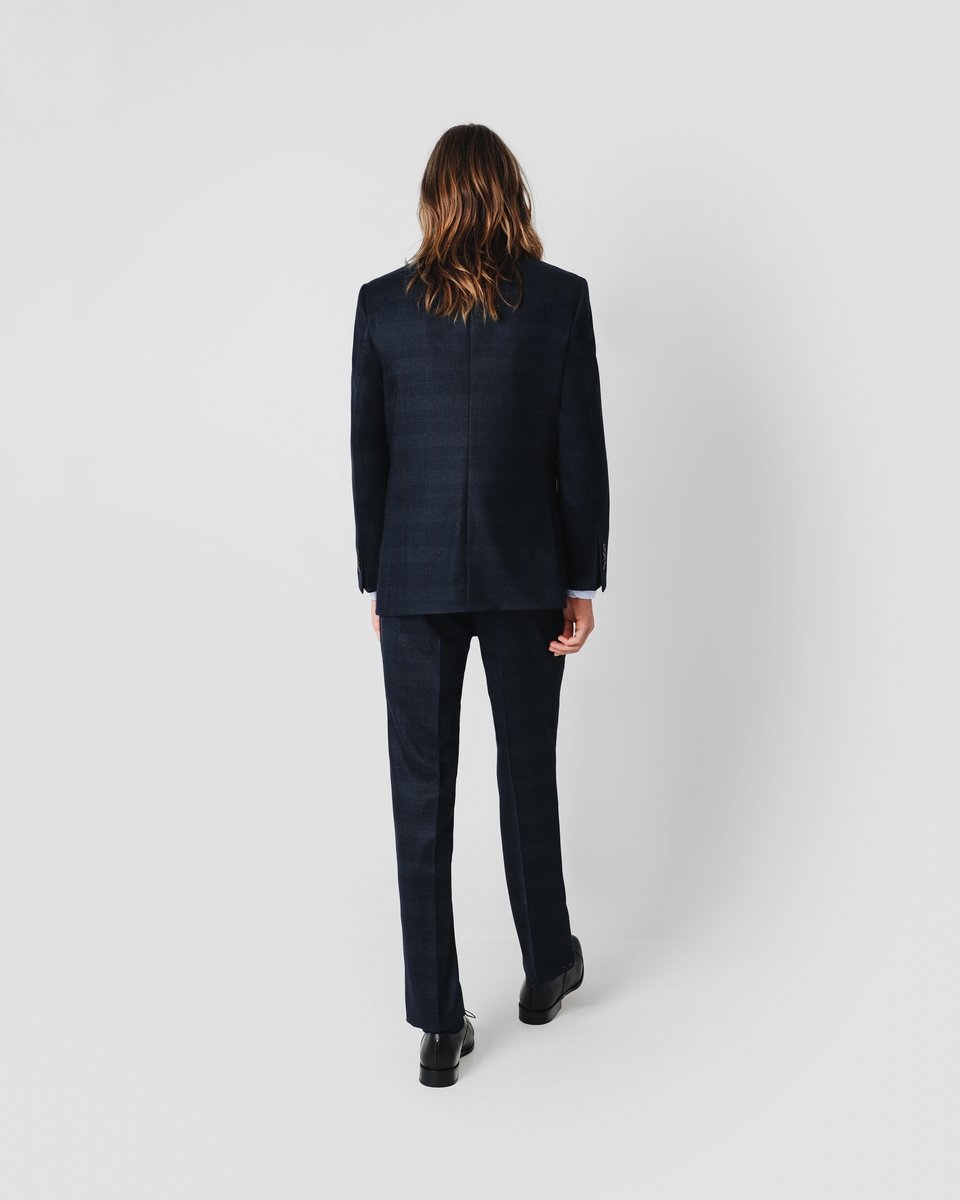 CITY SUIT NAVY SQUARES