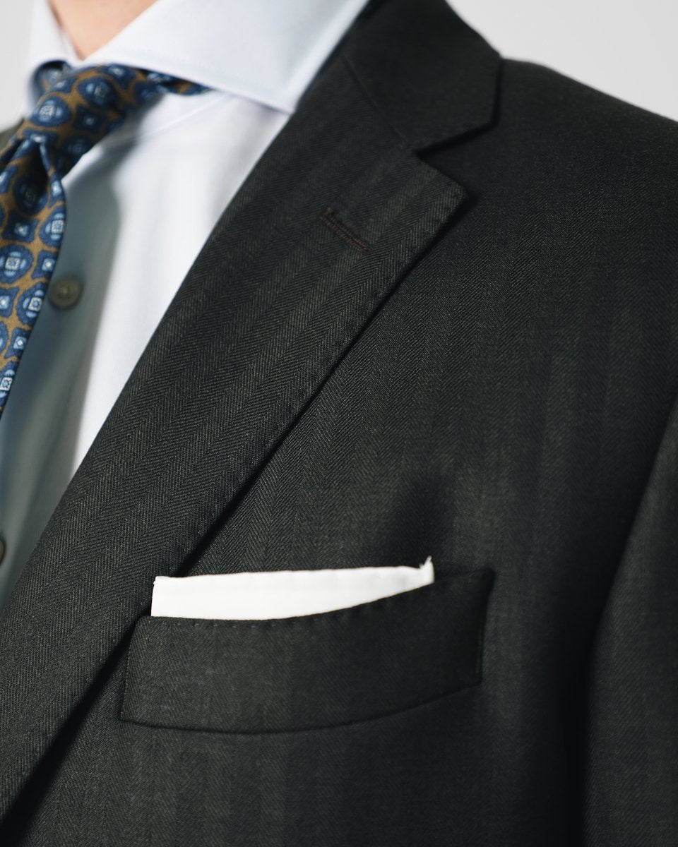 NEW DRESSY HERRINGBONE SUIT