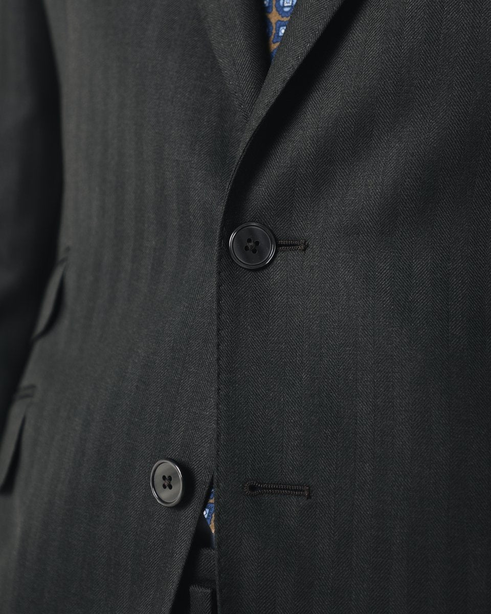 NEW DRESSY HERRINGBONE SUIT