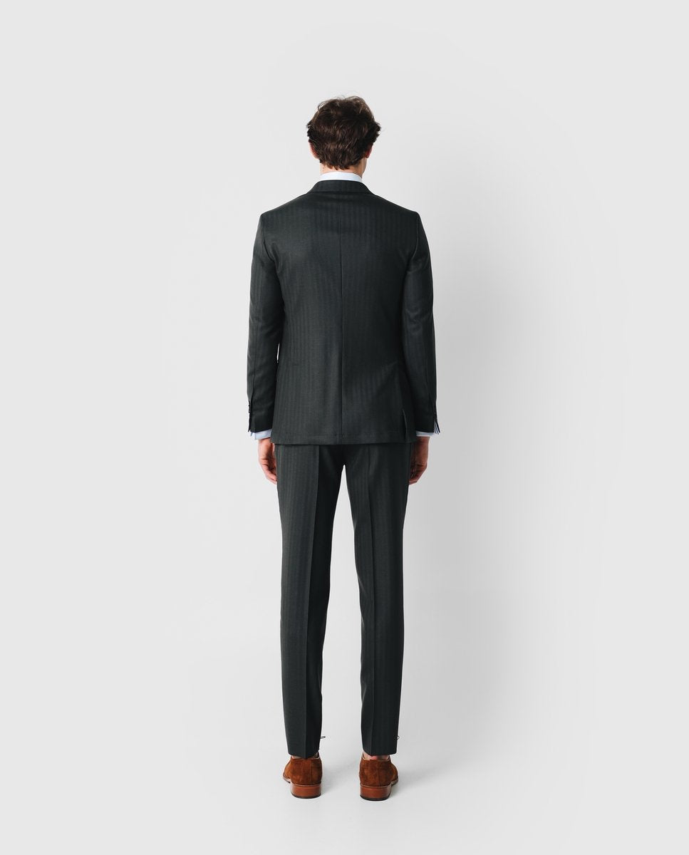 NEW DRESSY HERRINGBONE SUIT