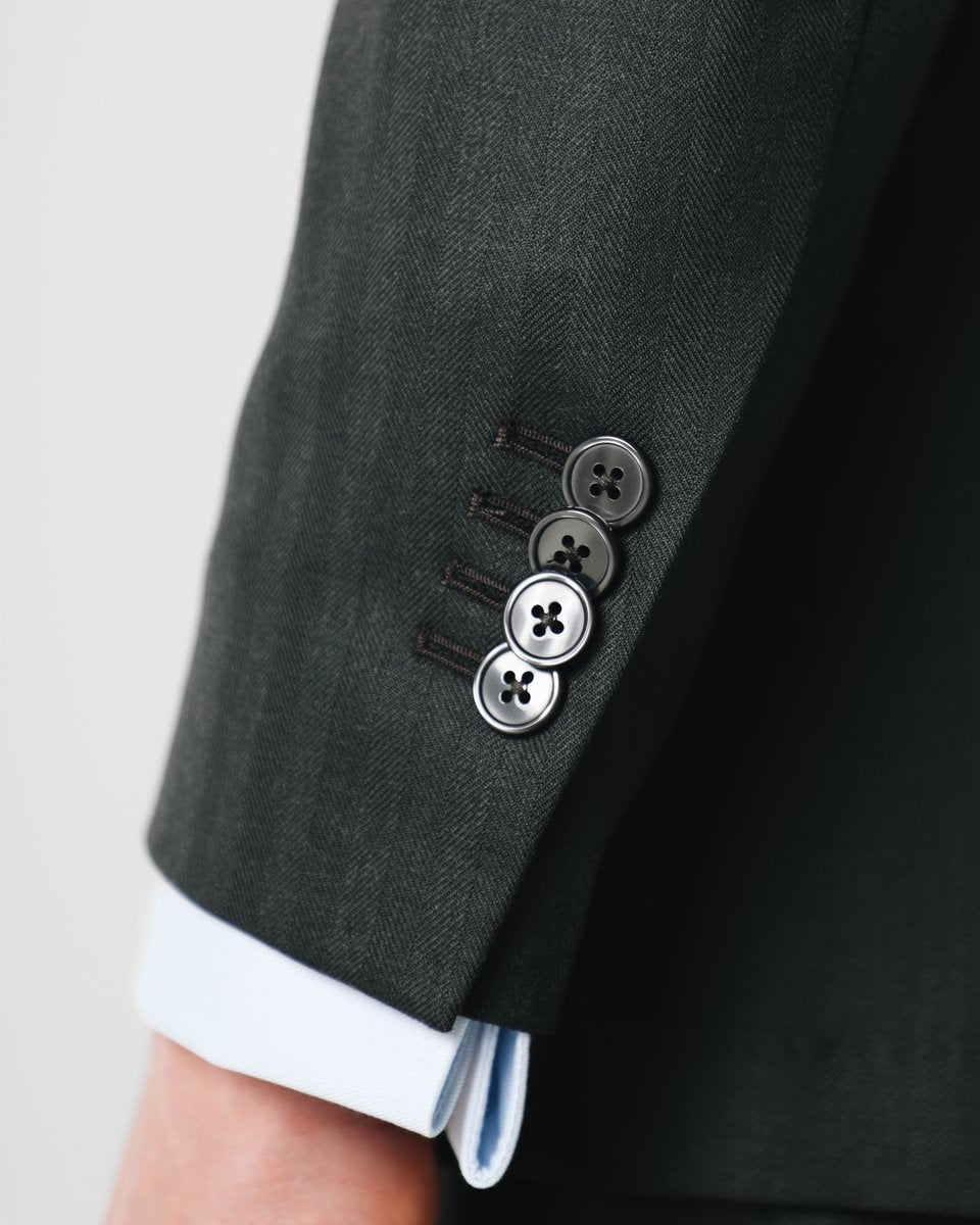 NEW DRESSY HERRINGBONE SUIT