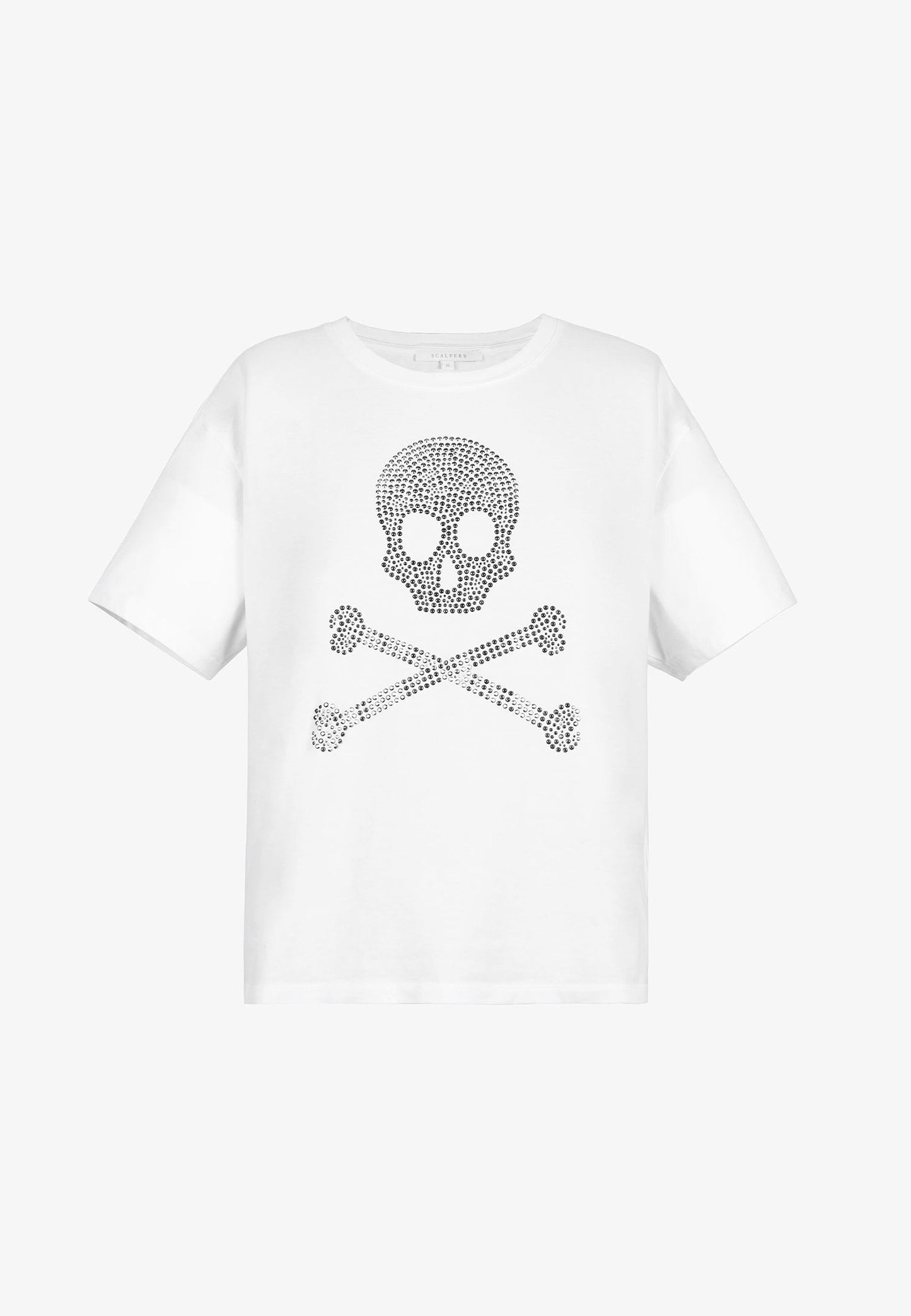 CAMISETA ALGODÓN CALAVERA TACHAS - Scalpers