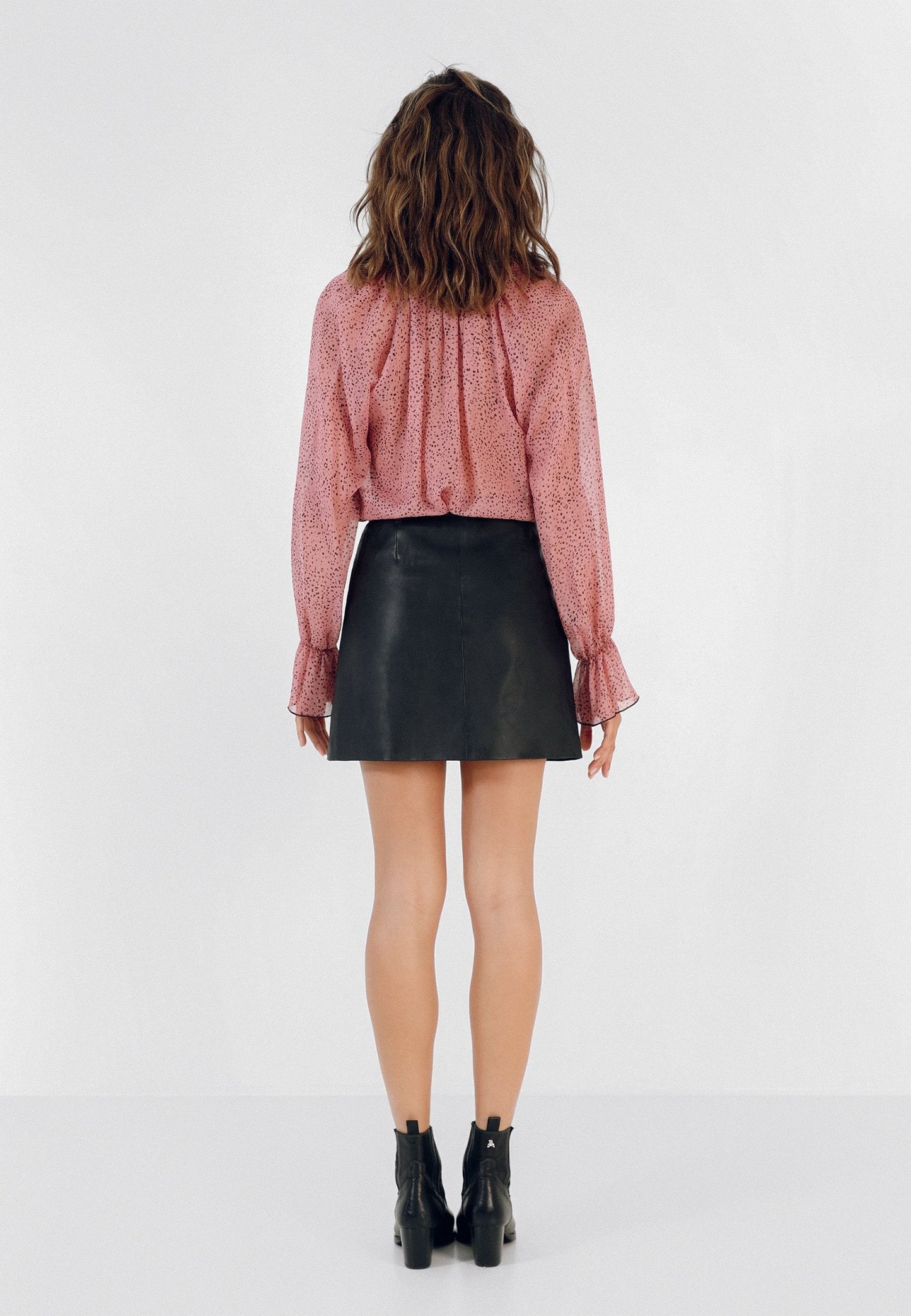 FALDA MINI PIEL CINTURÓN - Scalpers