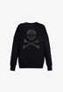 SUDADERA LOGO CALAVERA TACHUELAS