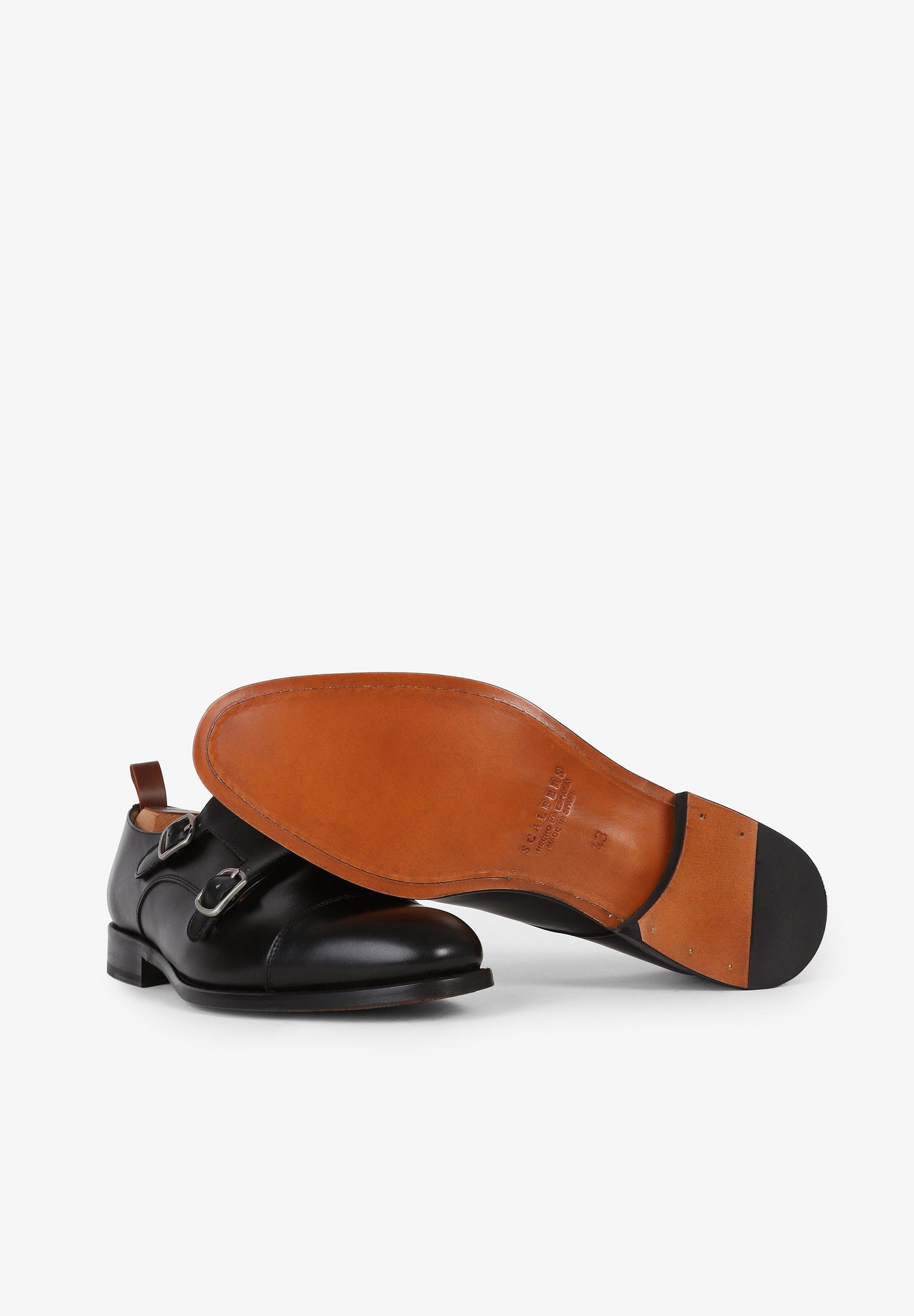 ZAPATOS DOUBLE MONK VESTIR PIEL - Scalpers