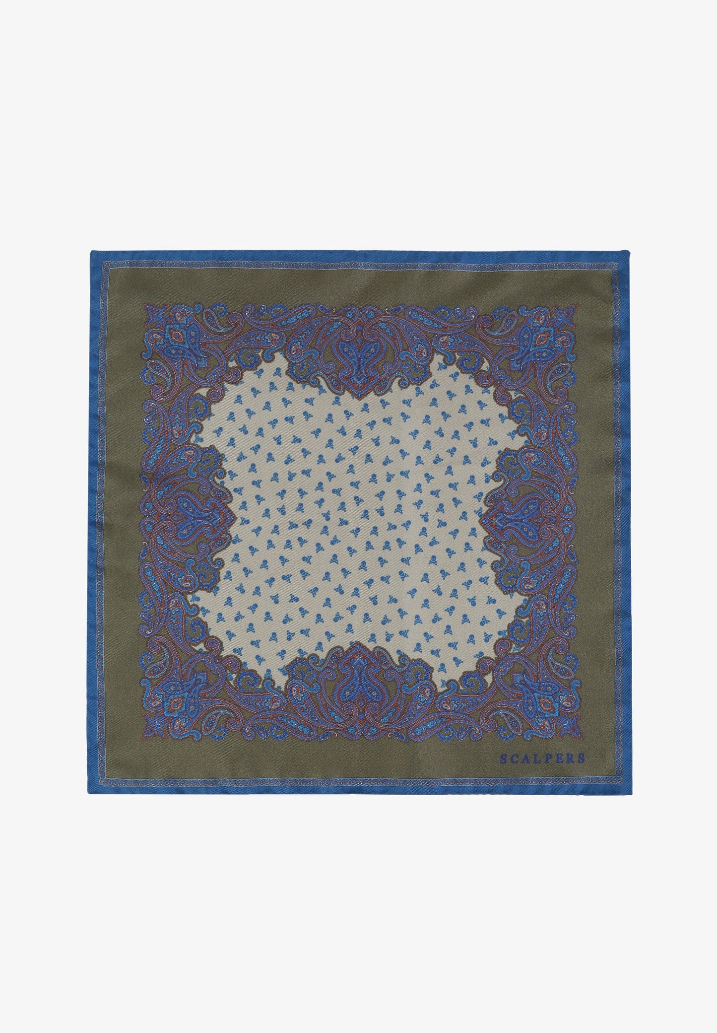 PAÑUELO ESTAMPADO CON LOGOS