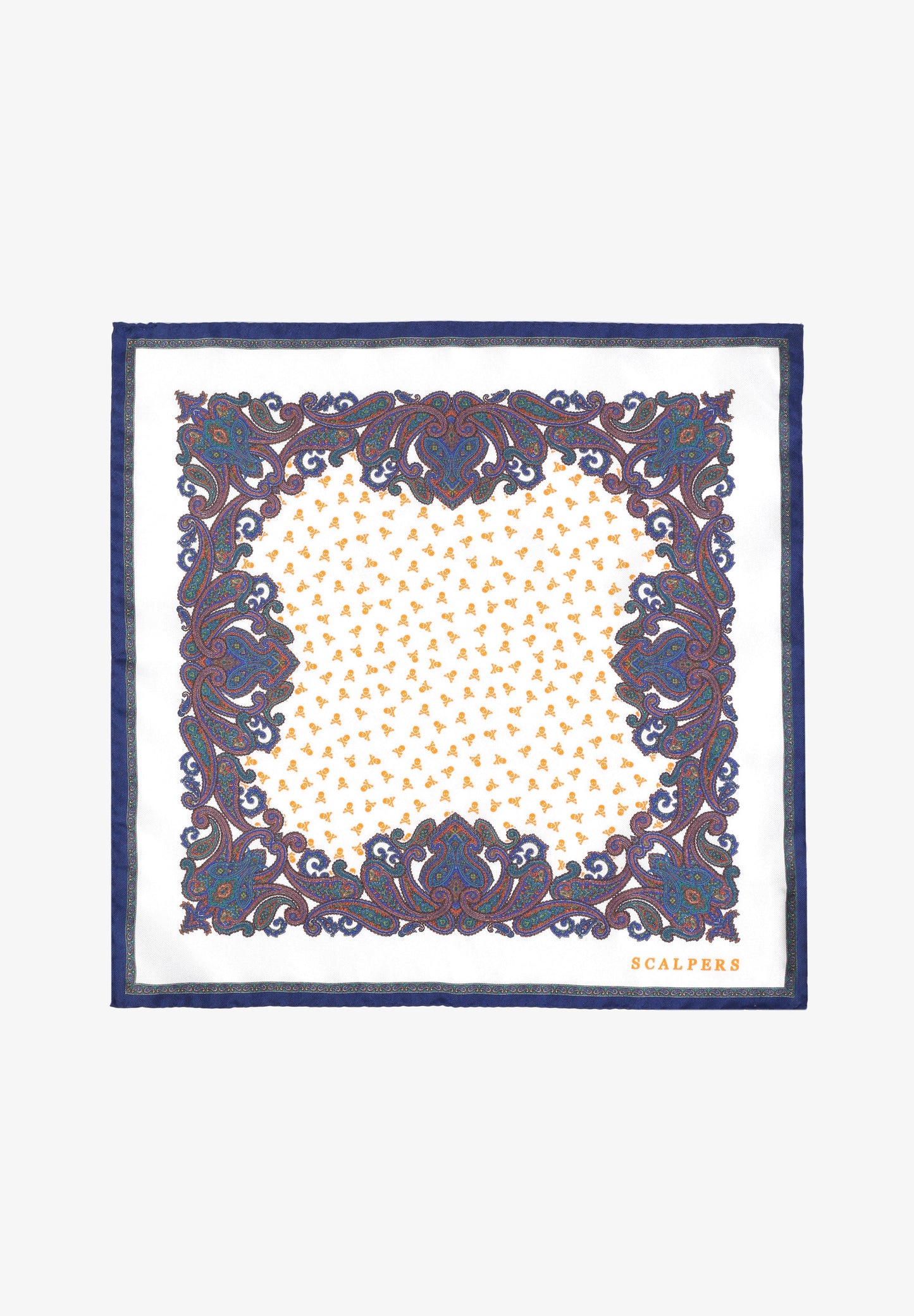 PAÑUELO ESTAMPADO CON LOGOS