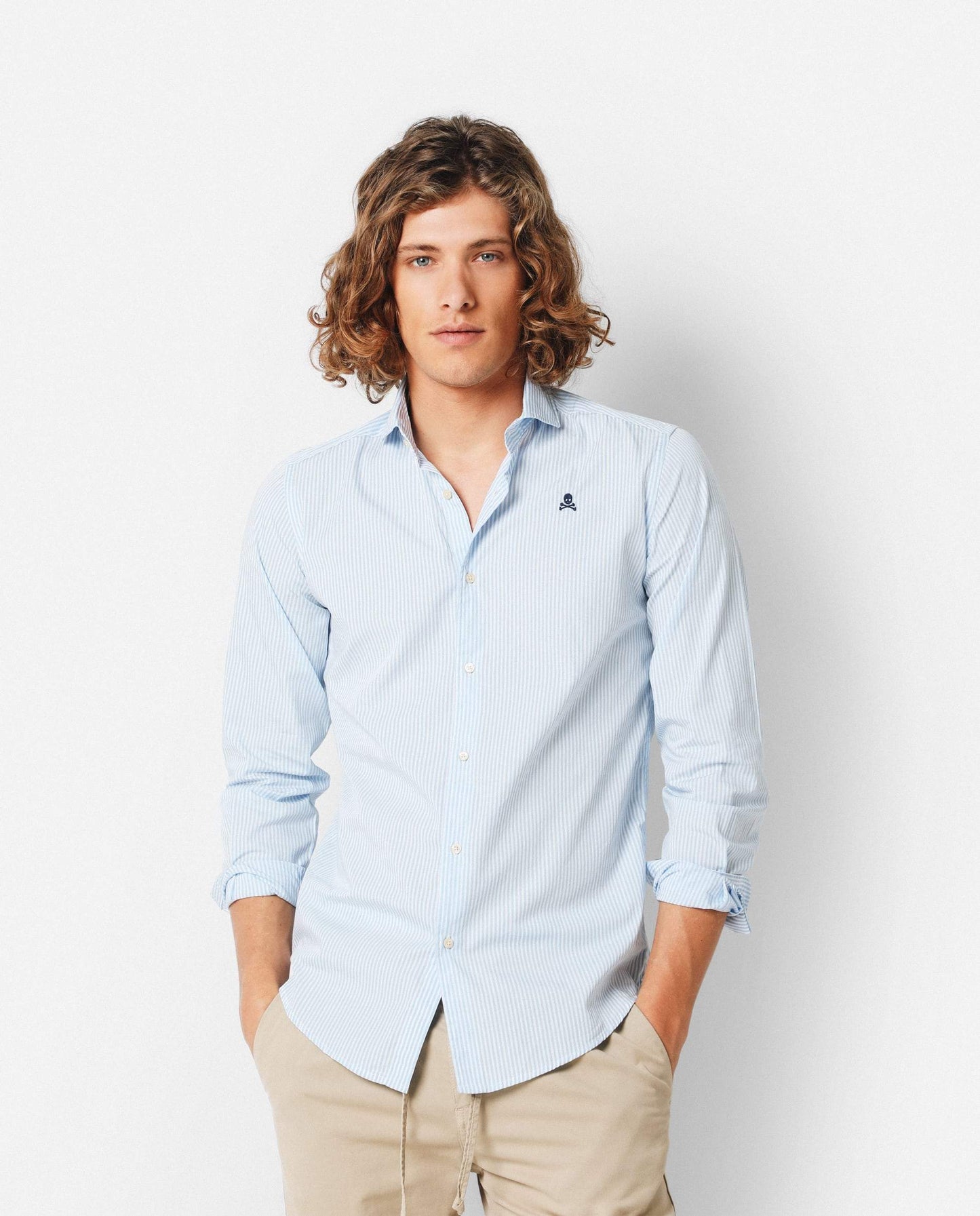CAMISA RAYAS CALAVERA CONTRASTE