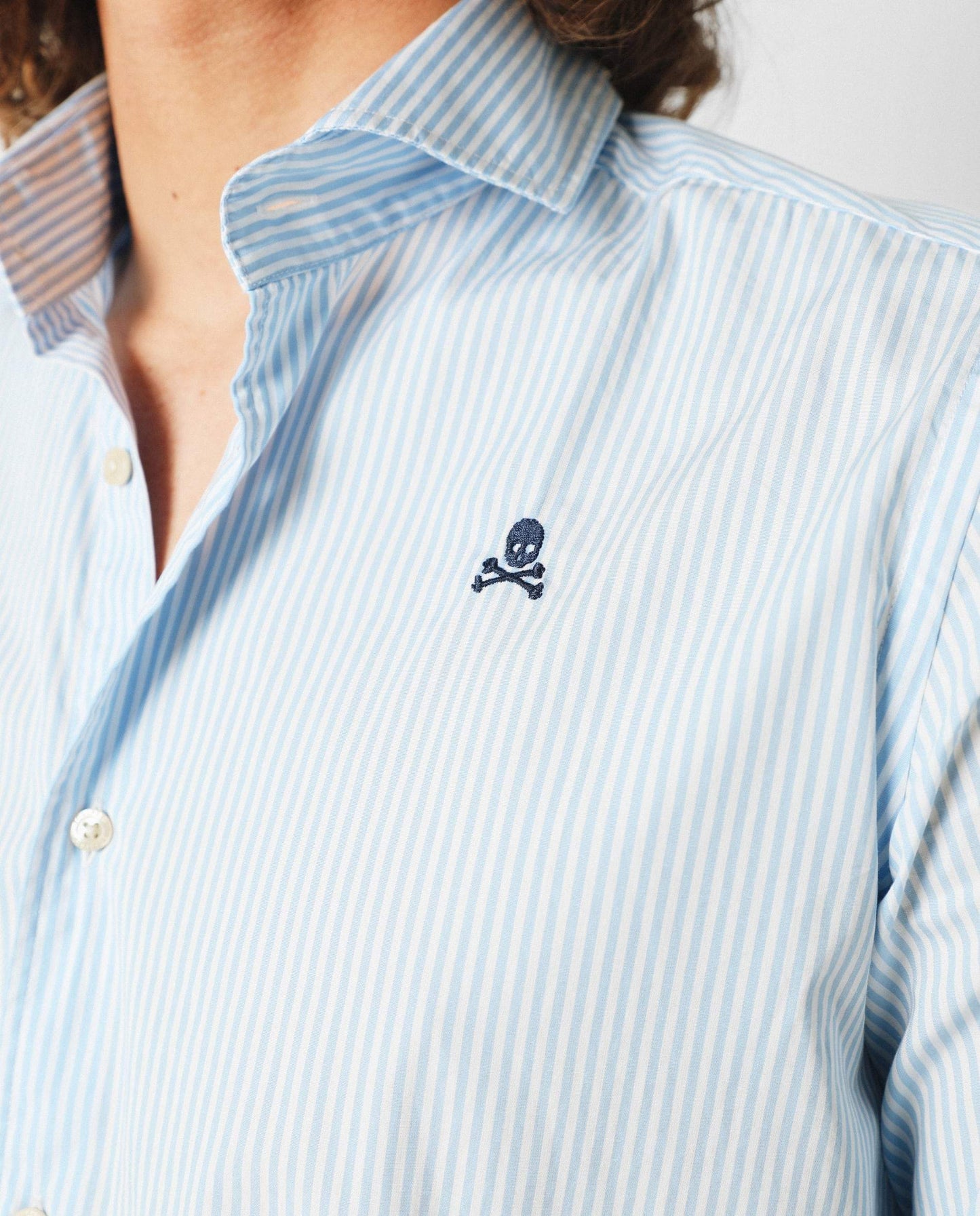 CAMISA RAYAS CALAVERA CONTRASTE