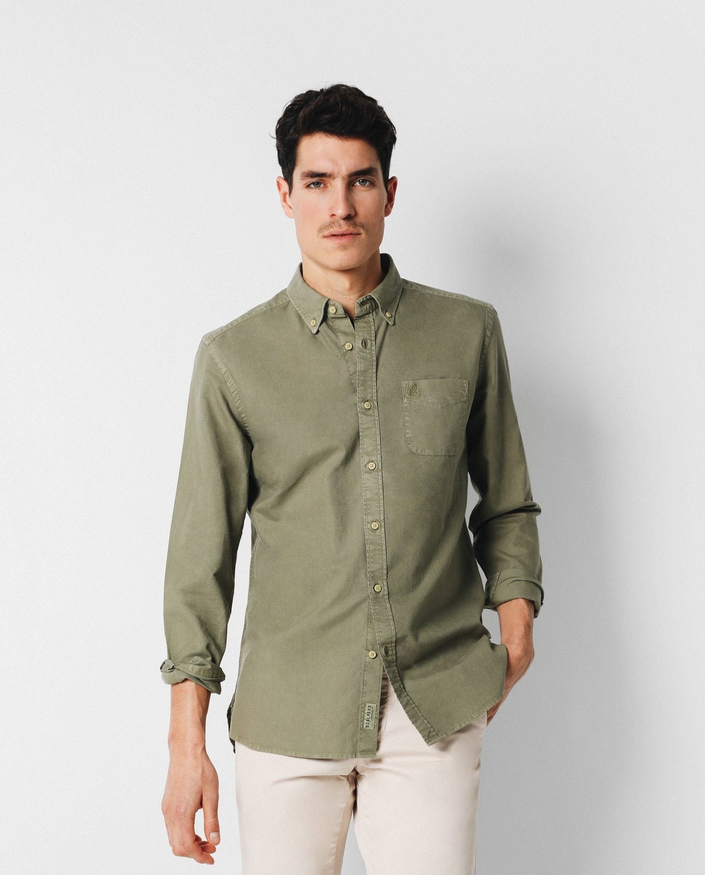 CAMISA CUELLO BOTONES CALAVERA