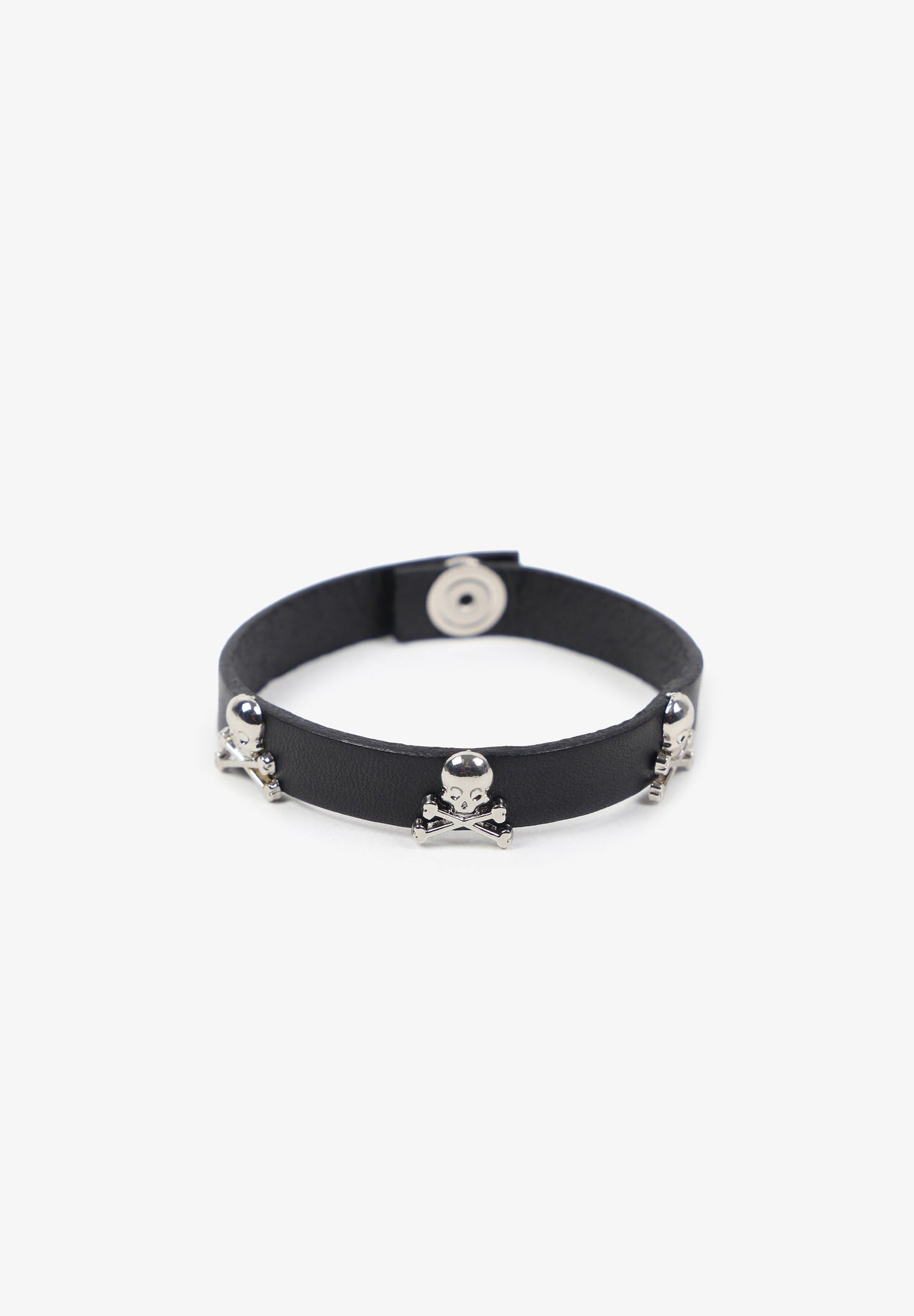 PULSERA PIEL CALAVERAS