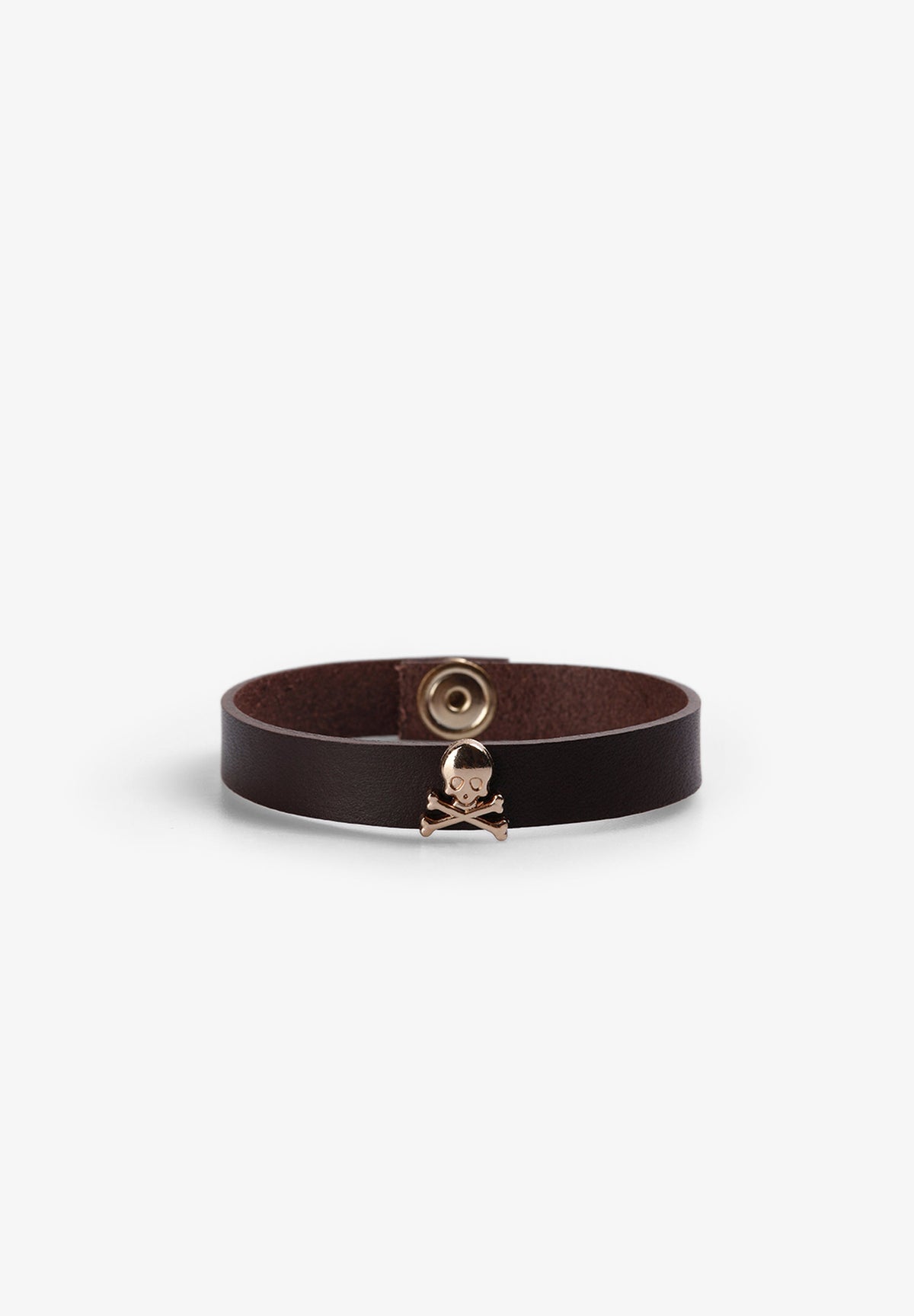 PULSERA PIEL CALAVERAS