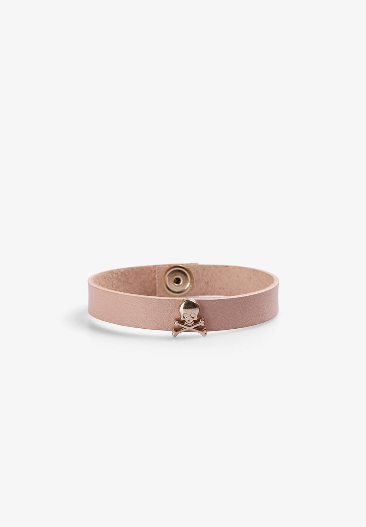 PULSERA PIEL CALAVERAS