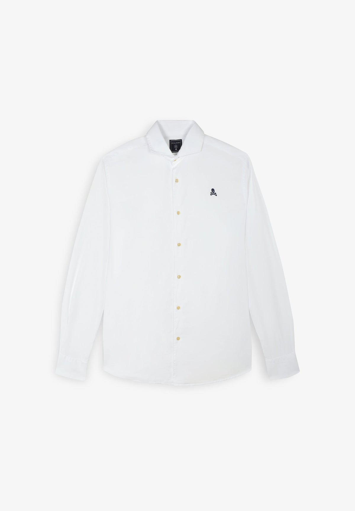CAMISA VESTIR LISA CALAVERA CONTRASTE - Scalpers