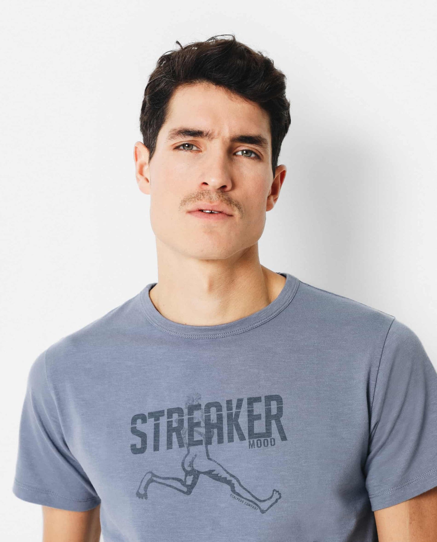 CAMISETA PRINT FRONTAL DESGASTADO