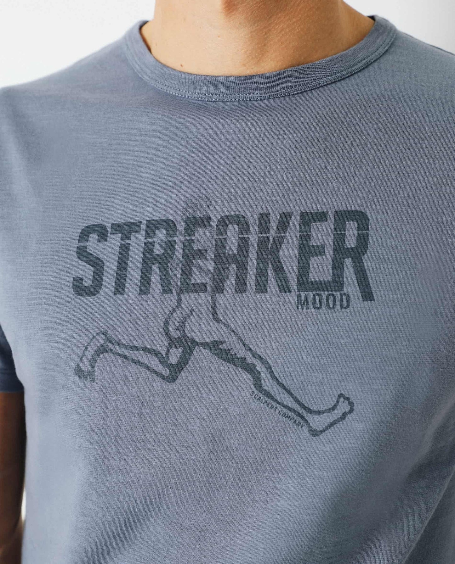 CAMISETA PRINT FRONTAL DESGASTADO