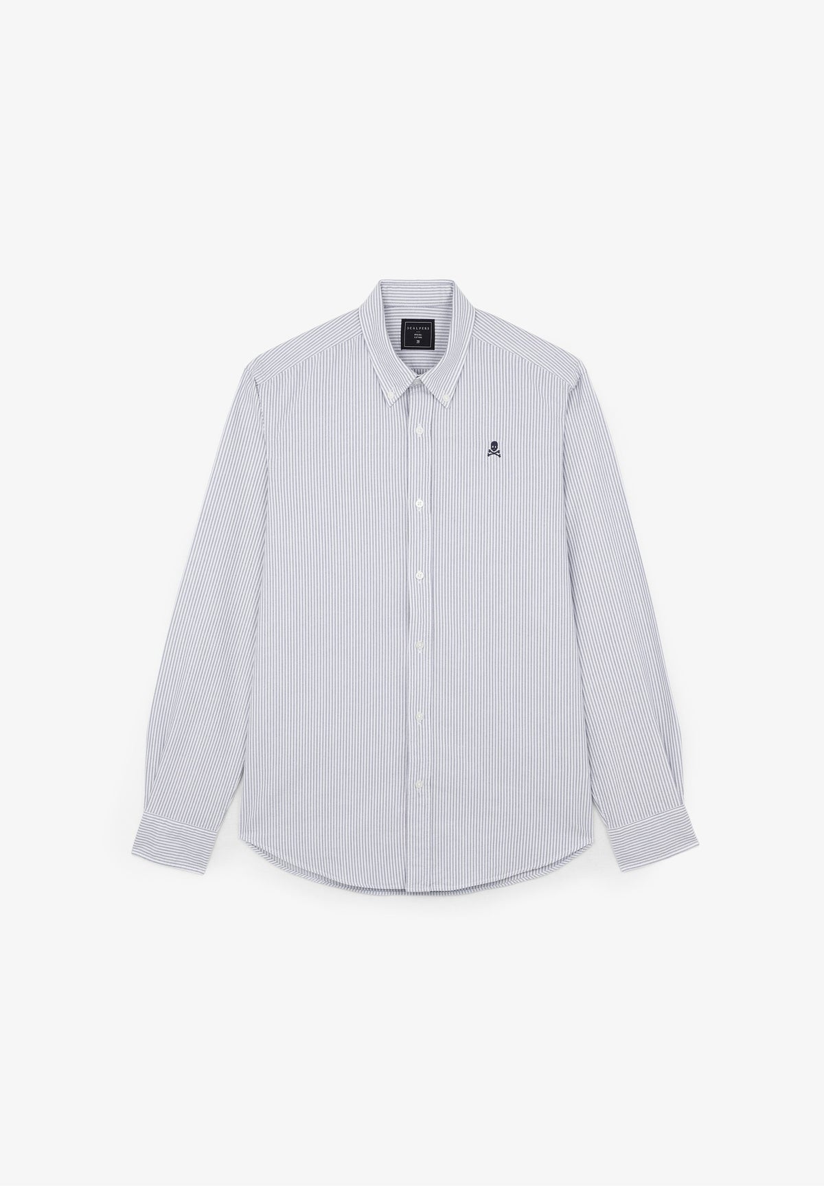 CAMISA OXFORD CALAVERA CONTRASTE