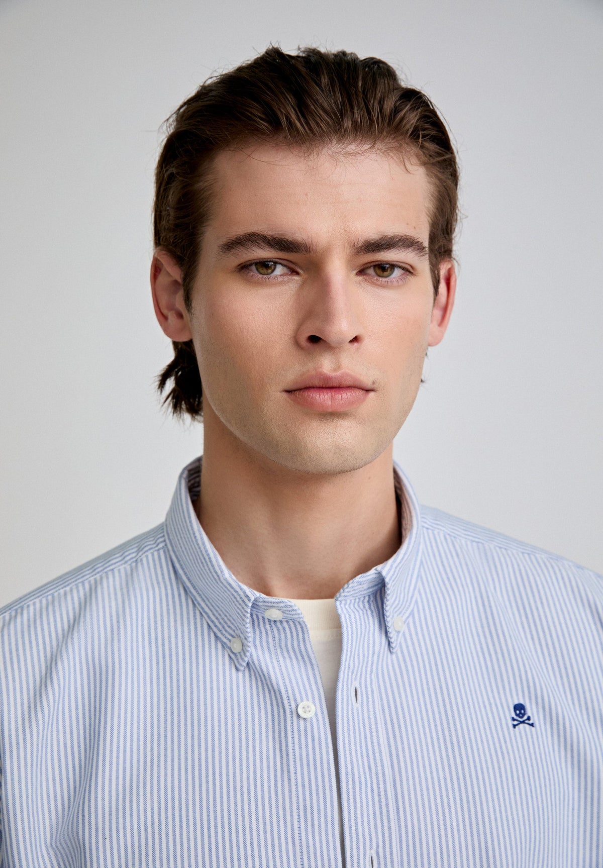CAMISA OXFORD CALAVERA CONTRASTE - Scalpers