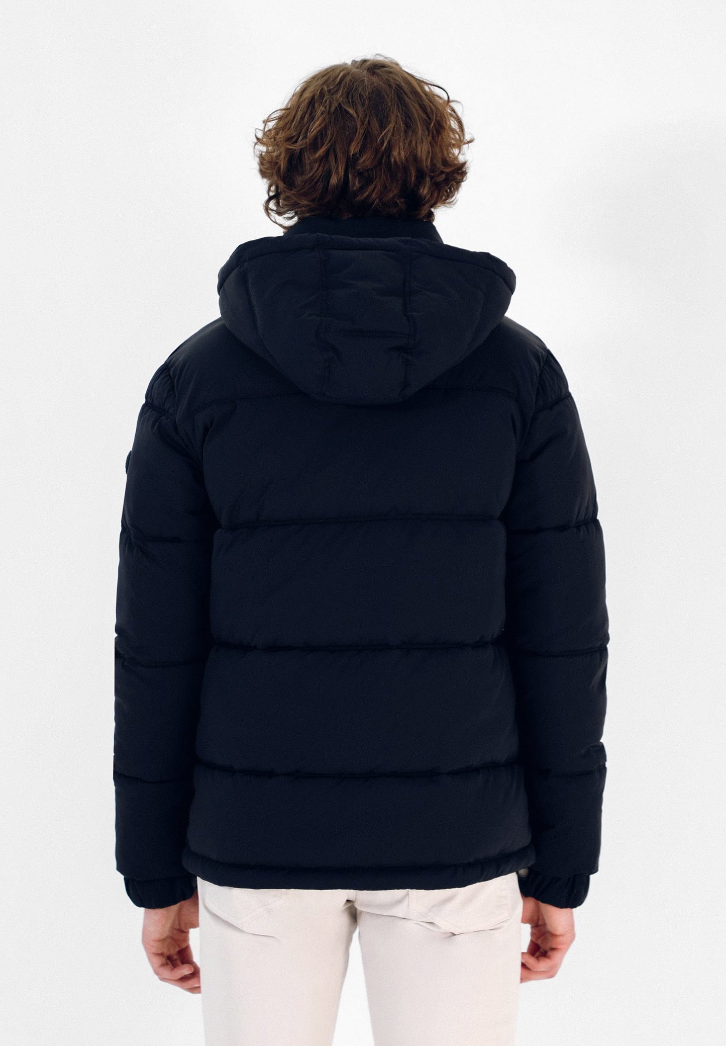 CHAQUETA ACOLCHADA CAPUCHA DESMONTABLE