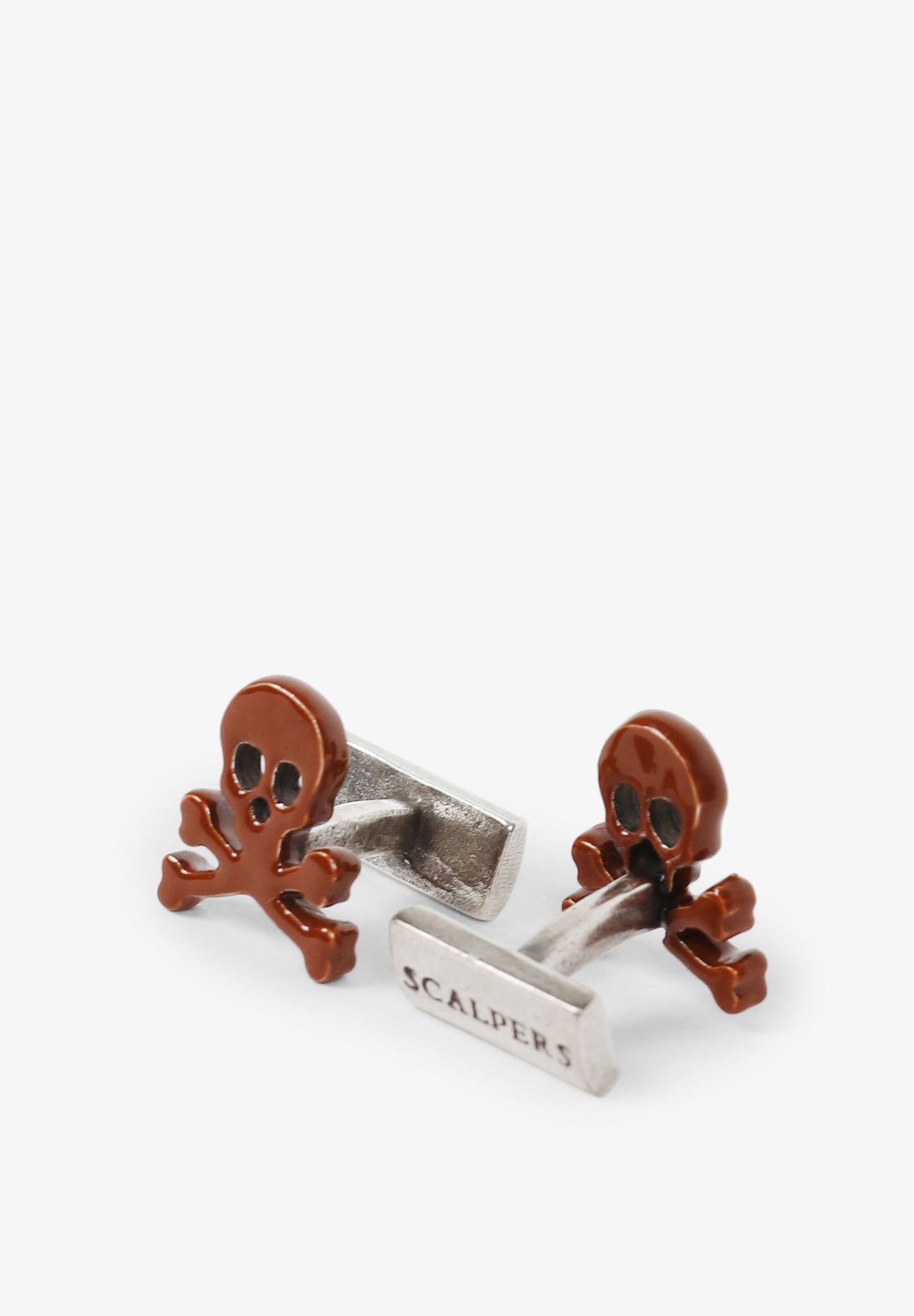 GEMELOS CALAVERAS ESMALTADOS