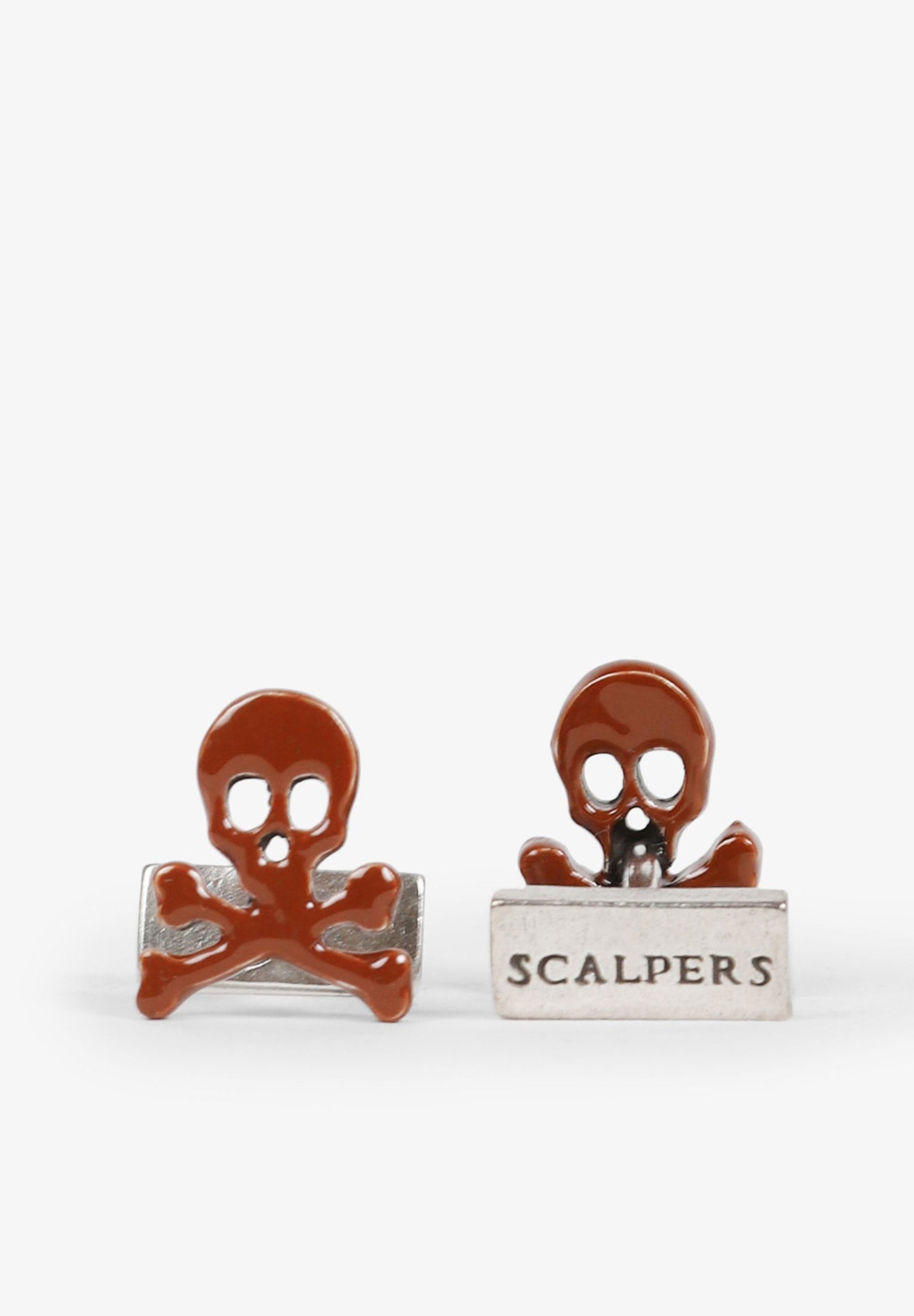 GEMELOS CALAVERAS ESMALTADOS