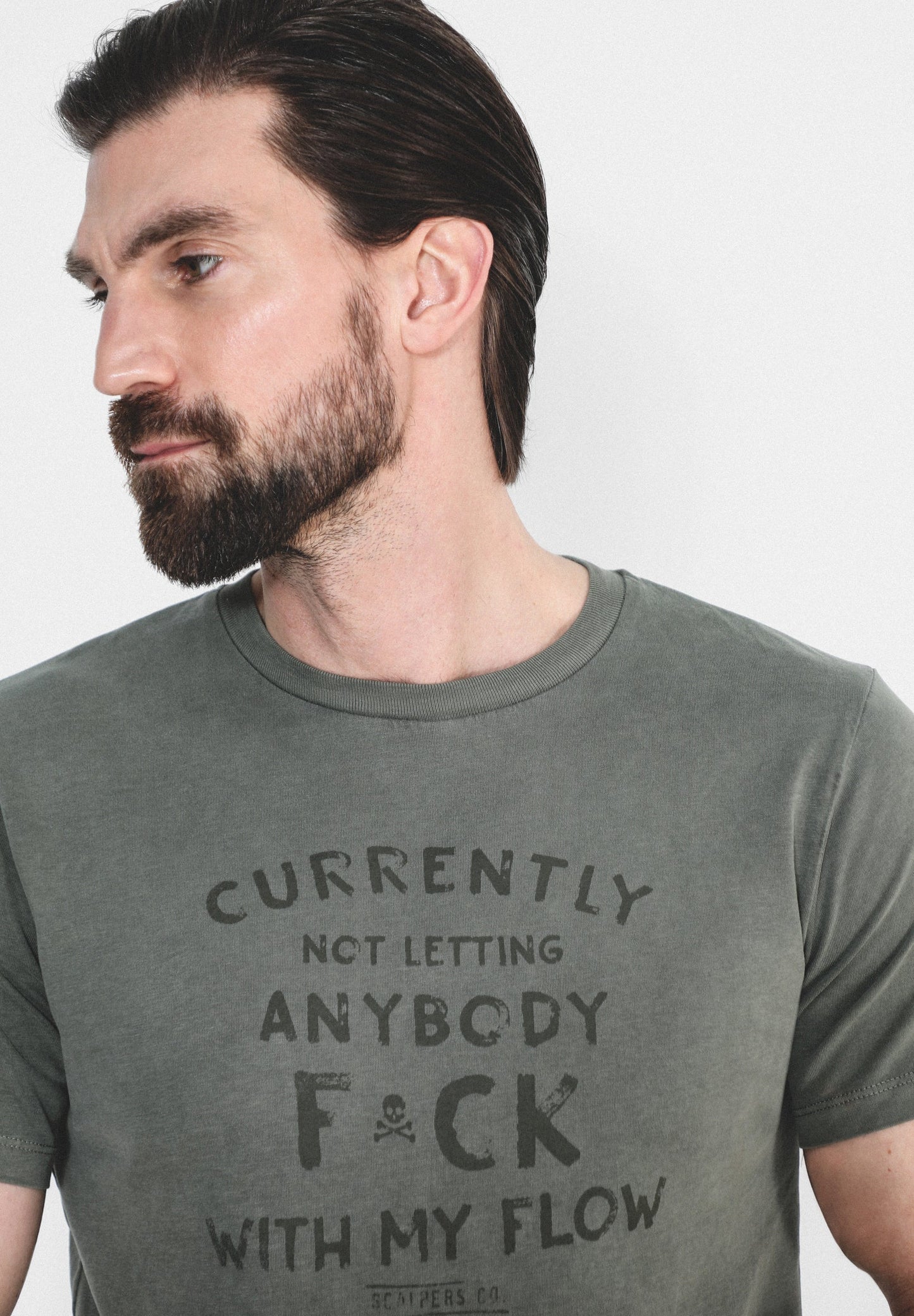 CAMISETA LAVADA TEXTO