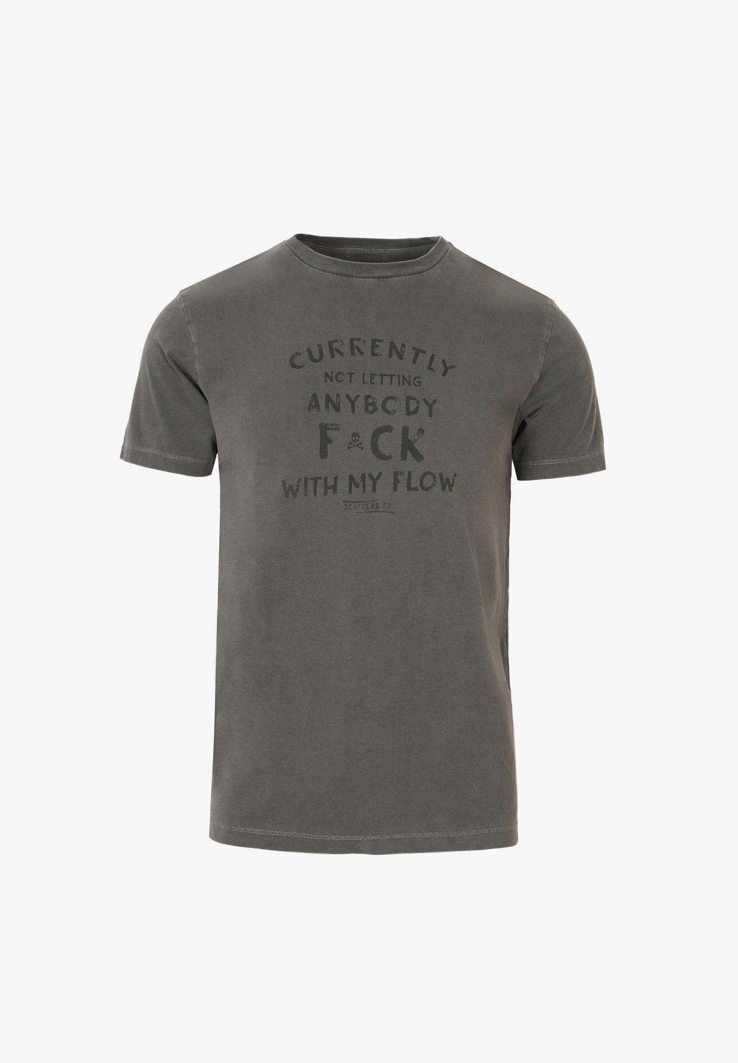 CAMISETA LAVADA TEXTO