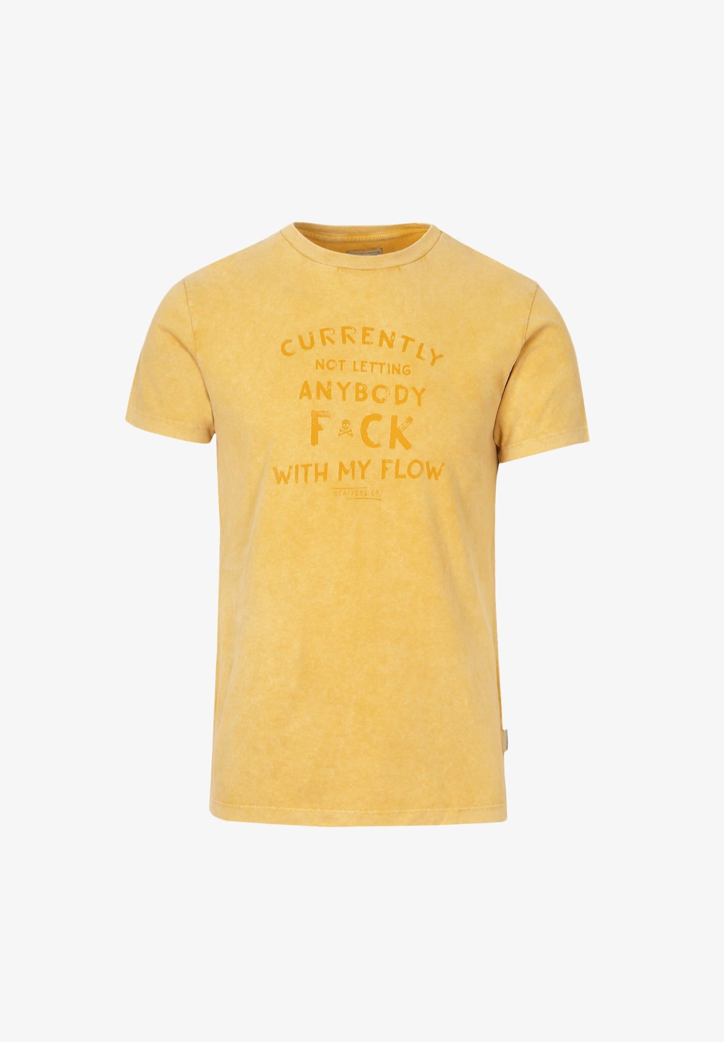CAMISETA LAVADA TEXTO