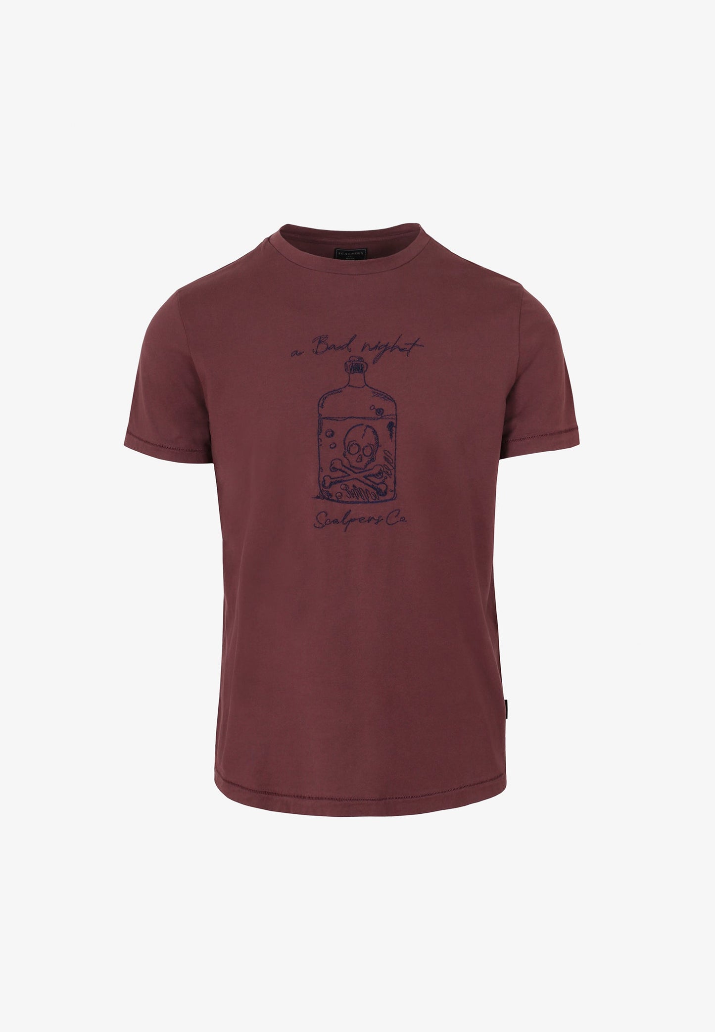 CAMISETA CALAVERA BORDADA DELANTERO