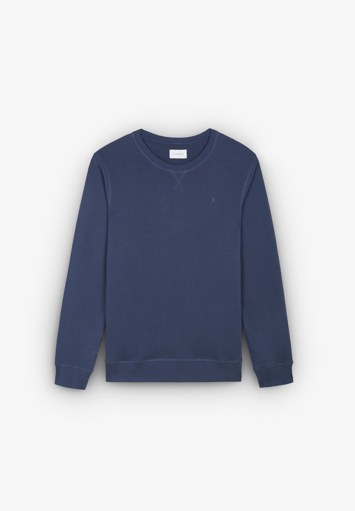 SUDADERA BÁSICA BORDADA CONTRASTE