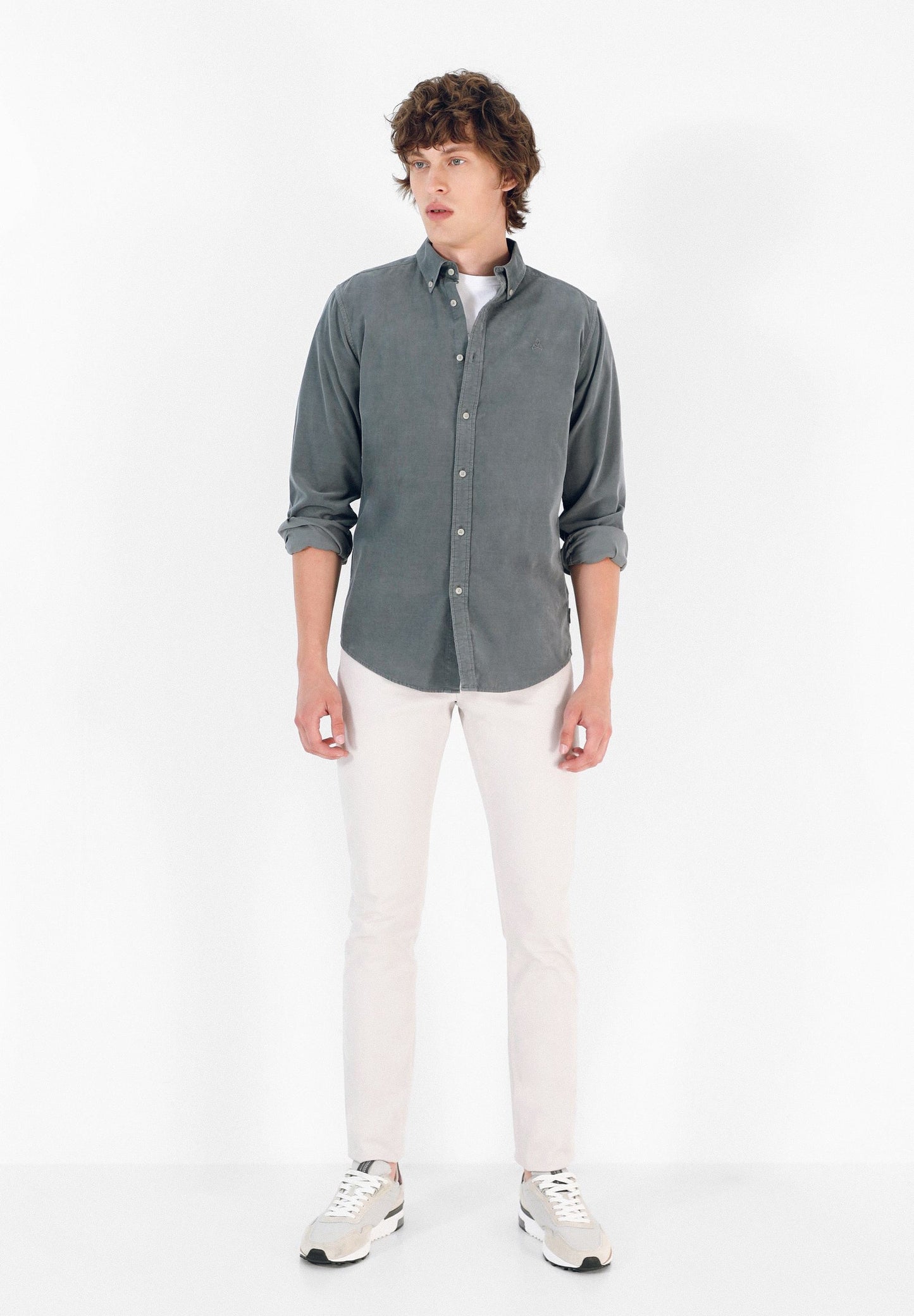 CAMISA PANA CUELLO BOTONES