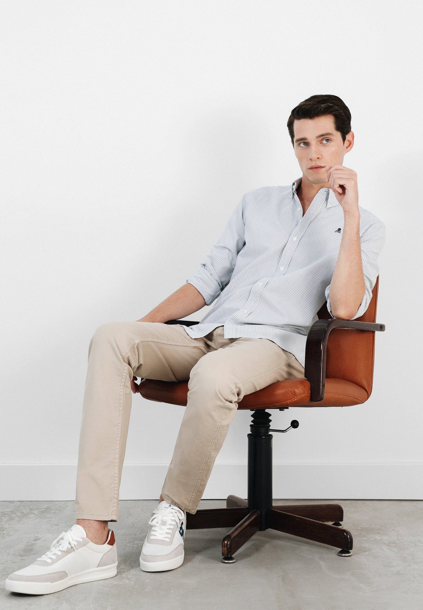 CAMISA OXFORD RAYAS