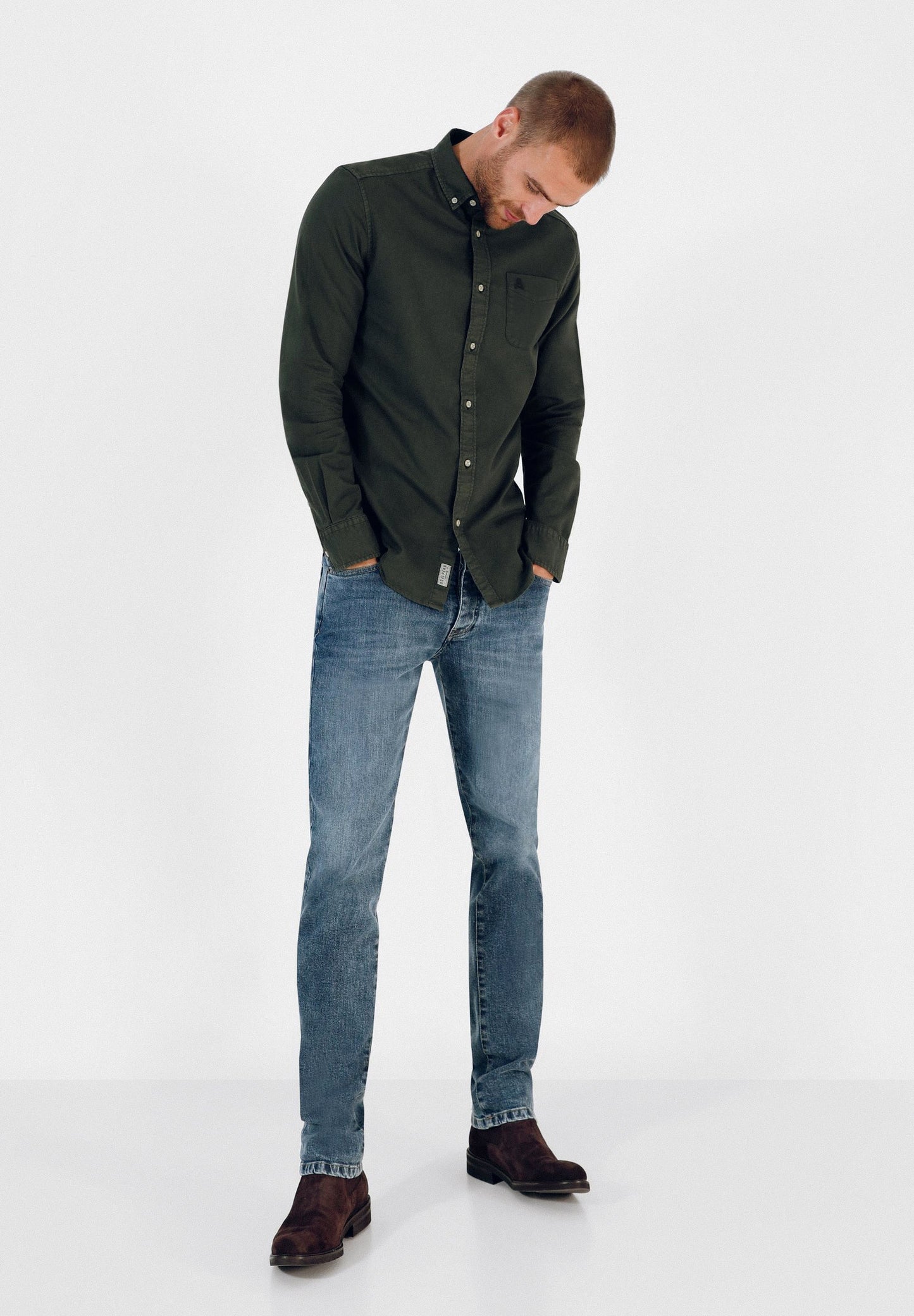 CAMISA CUELLO BOTONES
