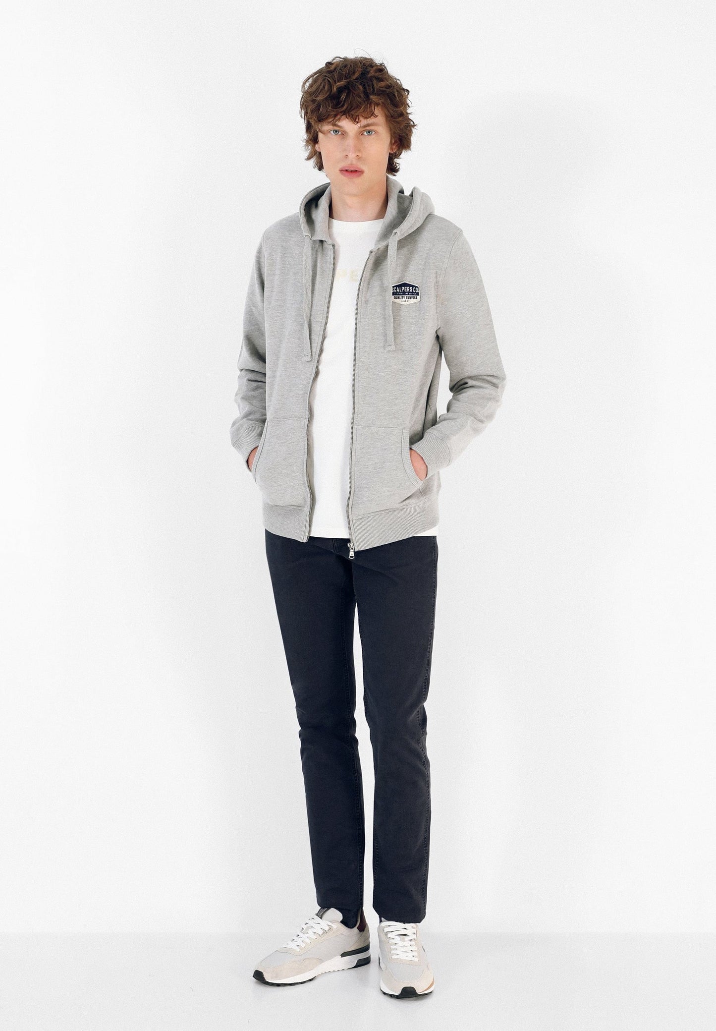 SUDADERA CAPUCHA CREMALLERA