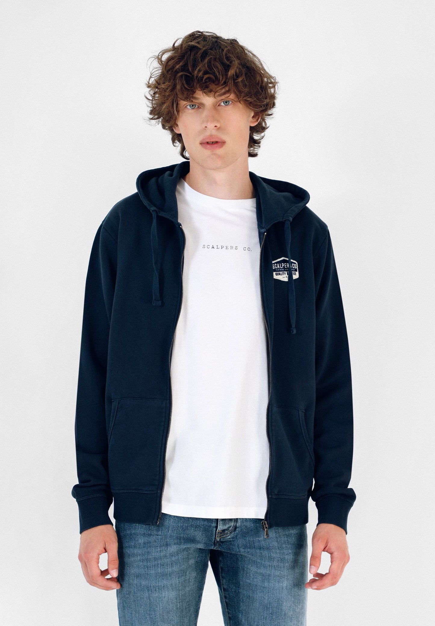 SUDADERA CAPUCHA CREMALLERA
