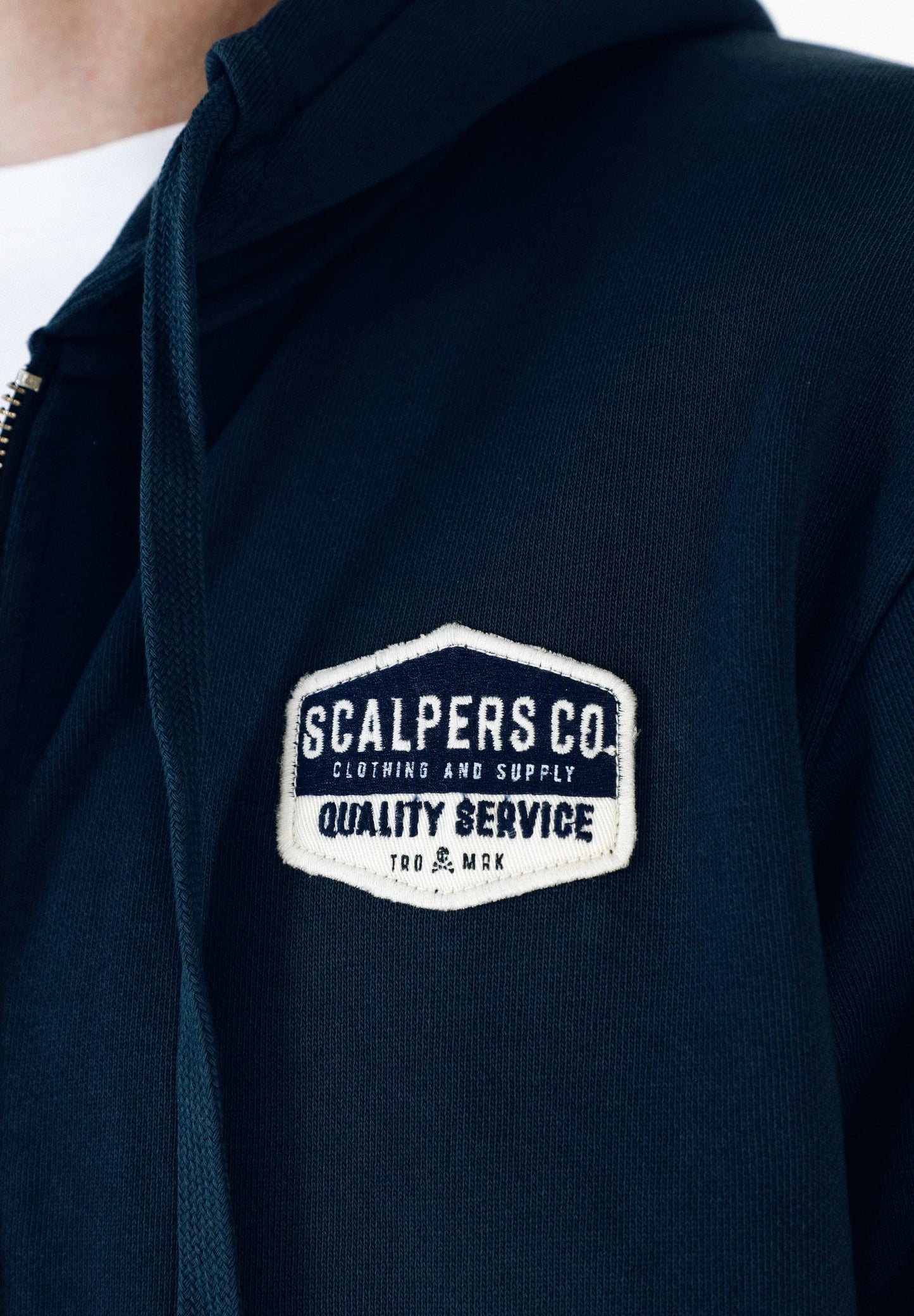 SUDADERA CAPUCHA CREMALLERA