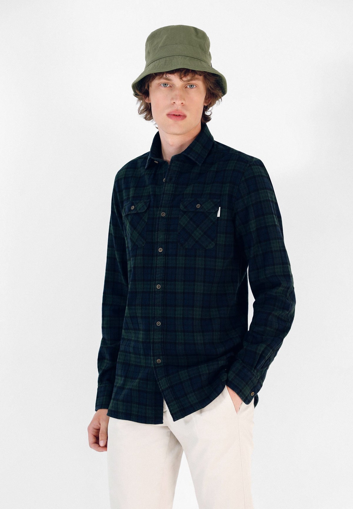 CAMISA CUADROS BOLSILLOS