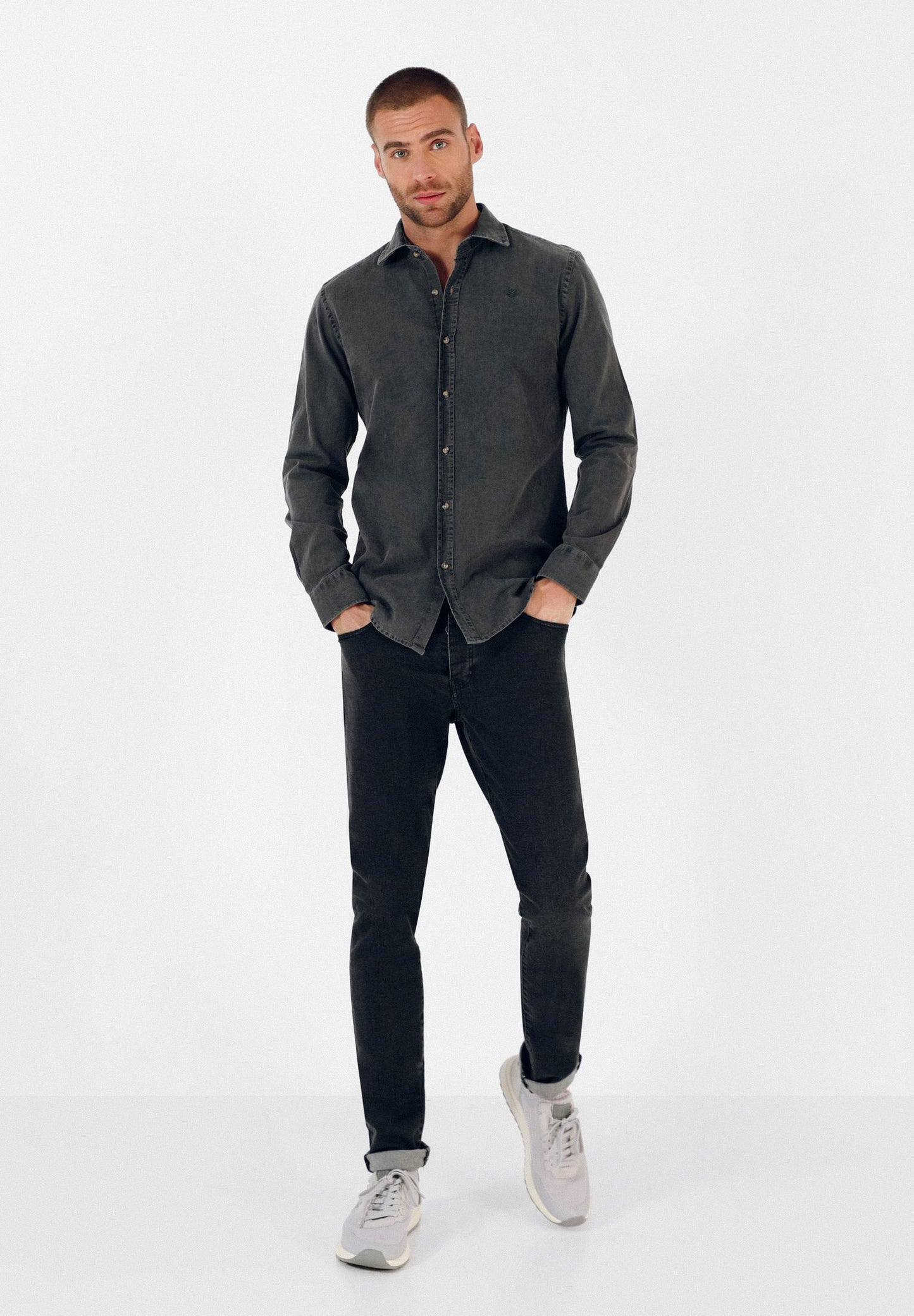 CAMISA DENIM LAVADA
