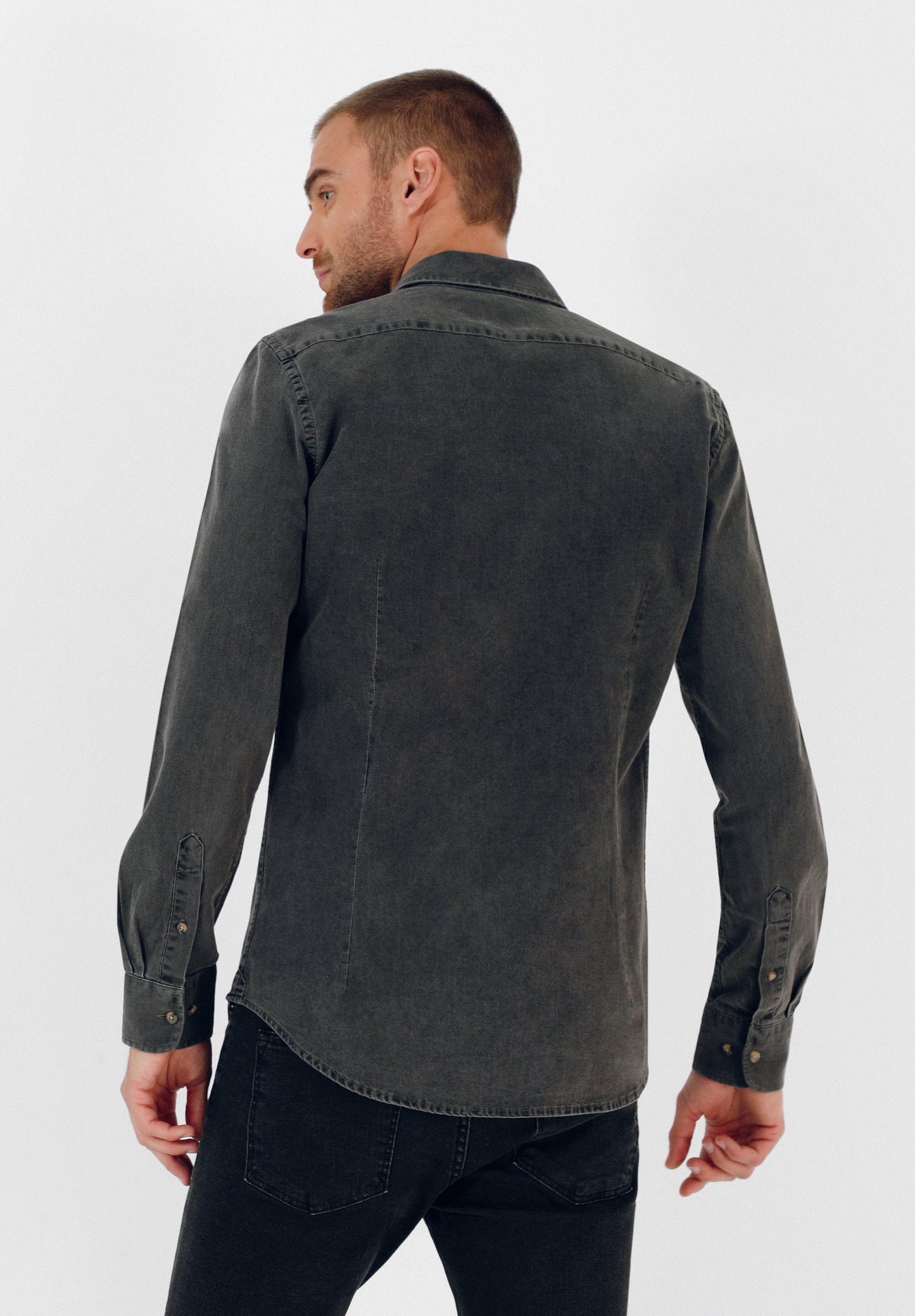 CAMISA DENIM LAVADA