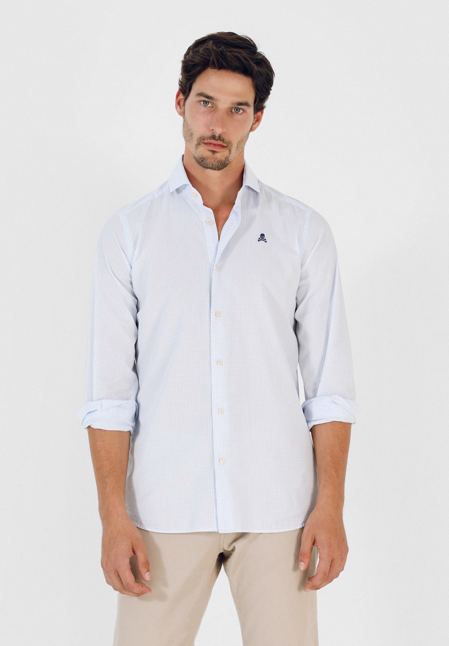 CAMISA CUADROS MINI CALAVERA