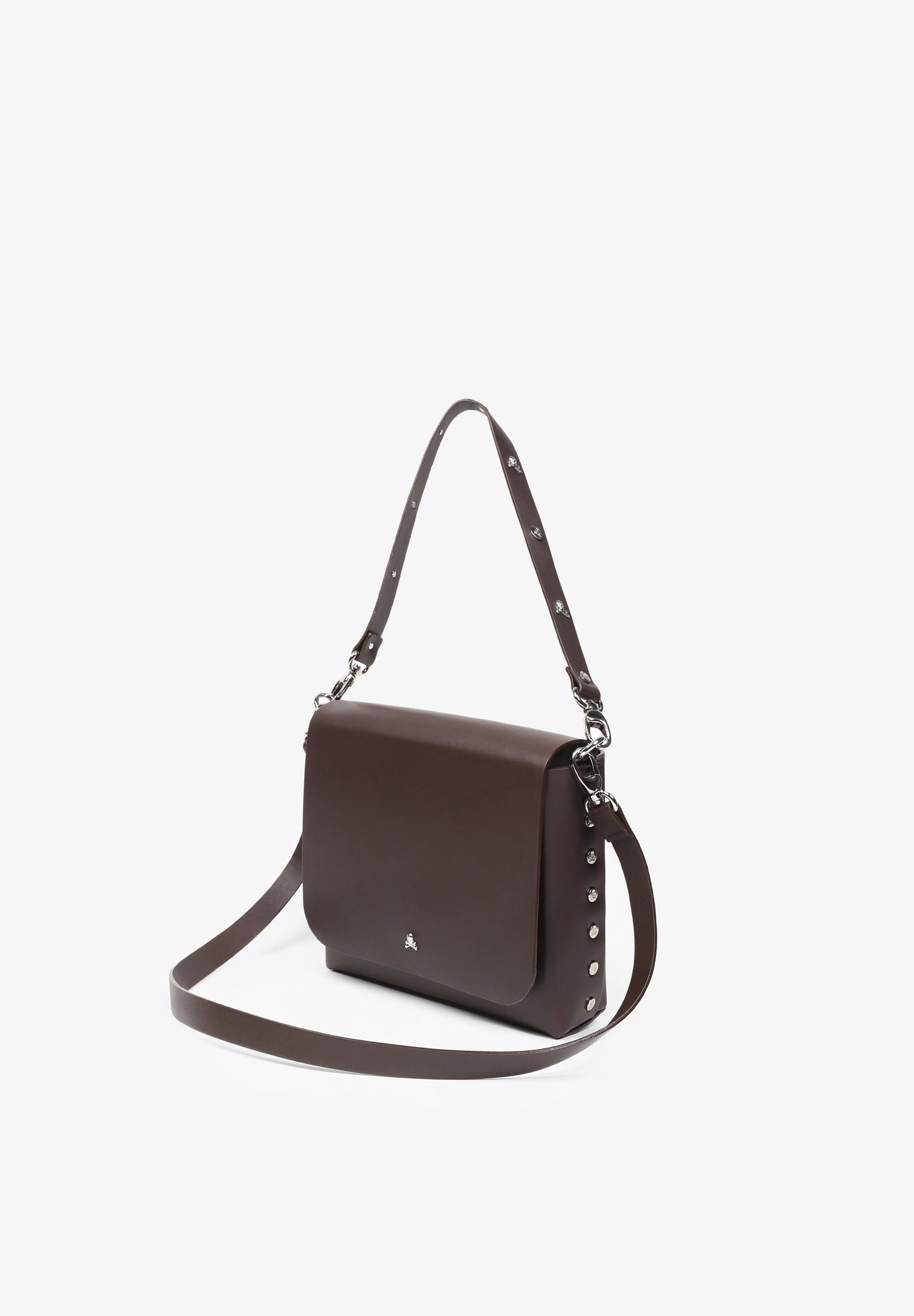 BOLSO PIEL PLANO CALAVERA