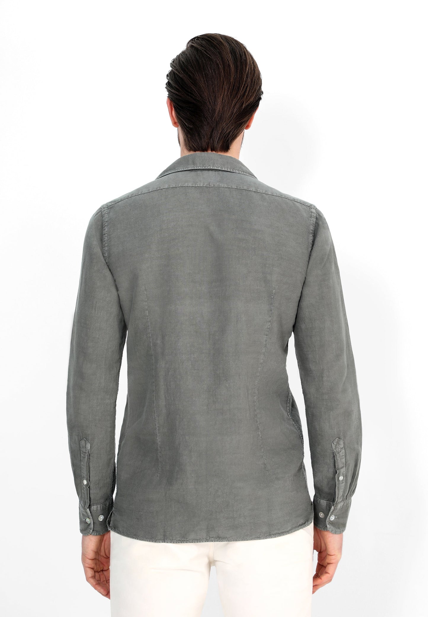 CAMISA LINO CUELLO PIJAMERO