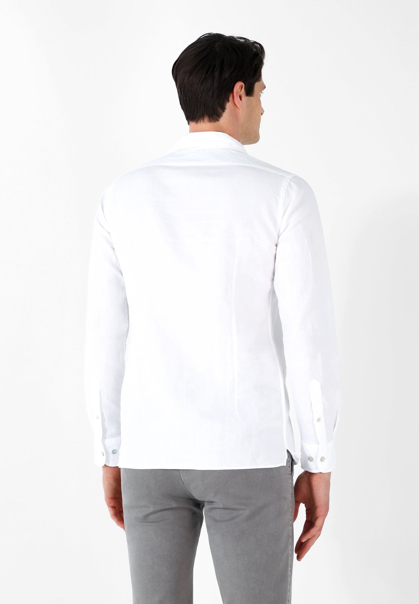 CAMISA LINO CUELLO PIJAMERO