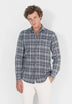 CAMISA CUADROS BOLSILLO BOTÓN