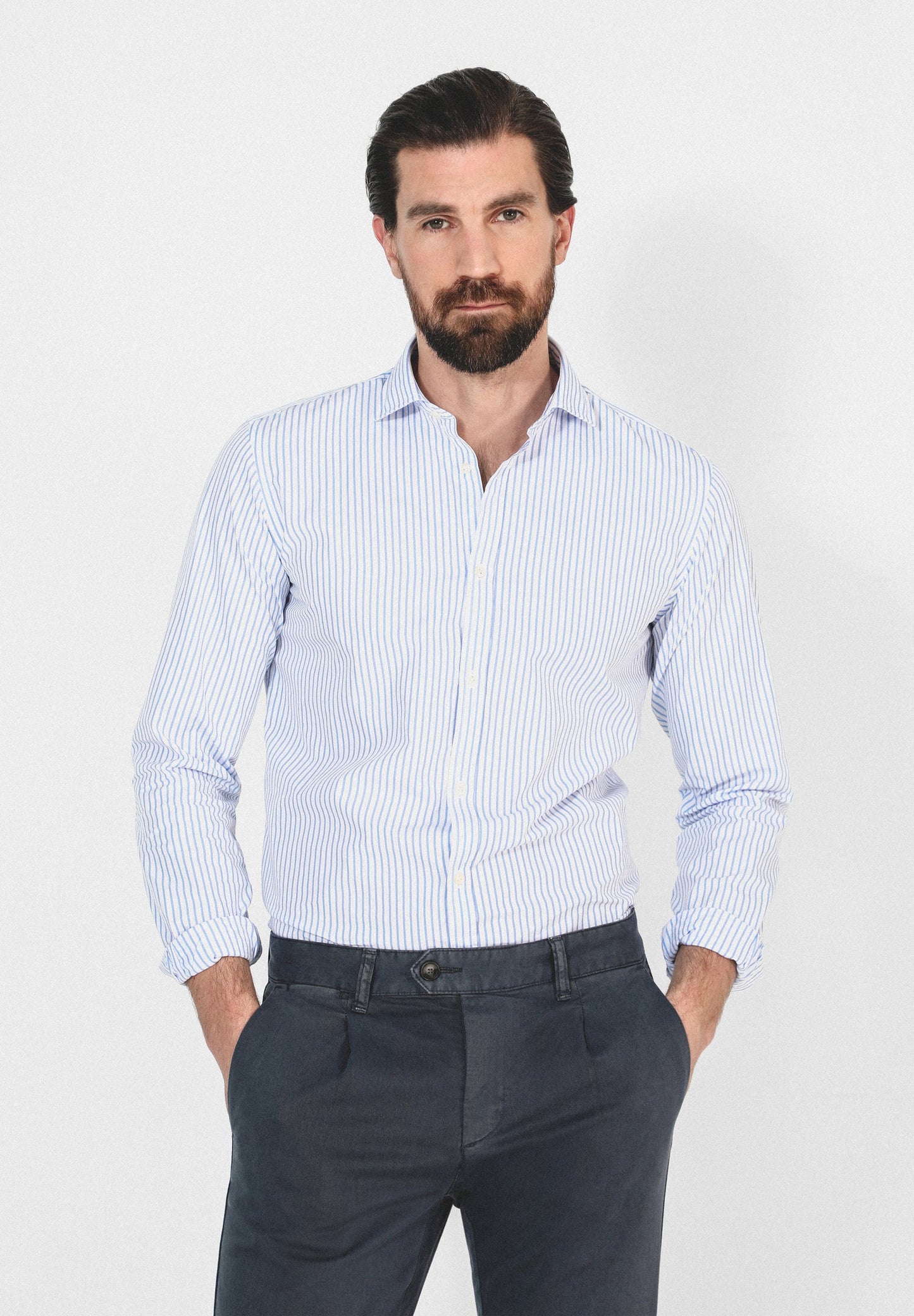 CAMISA RAYAS SLIM FIT